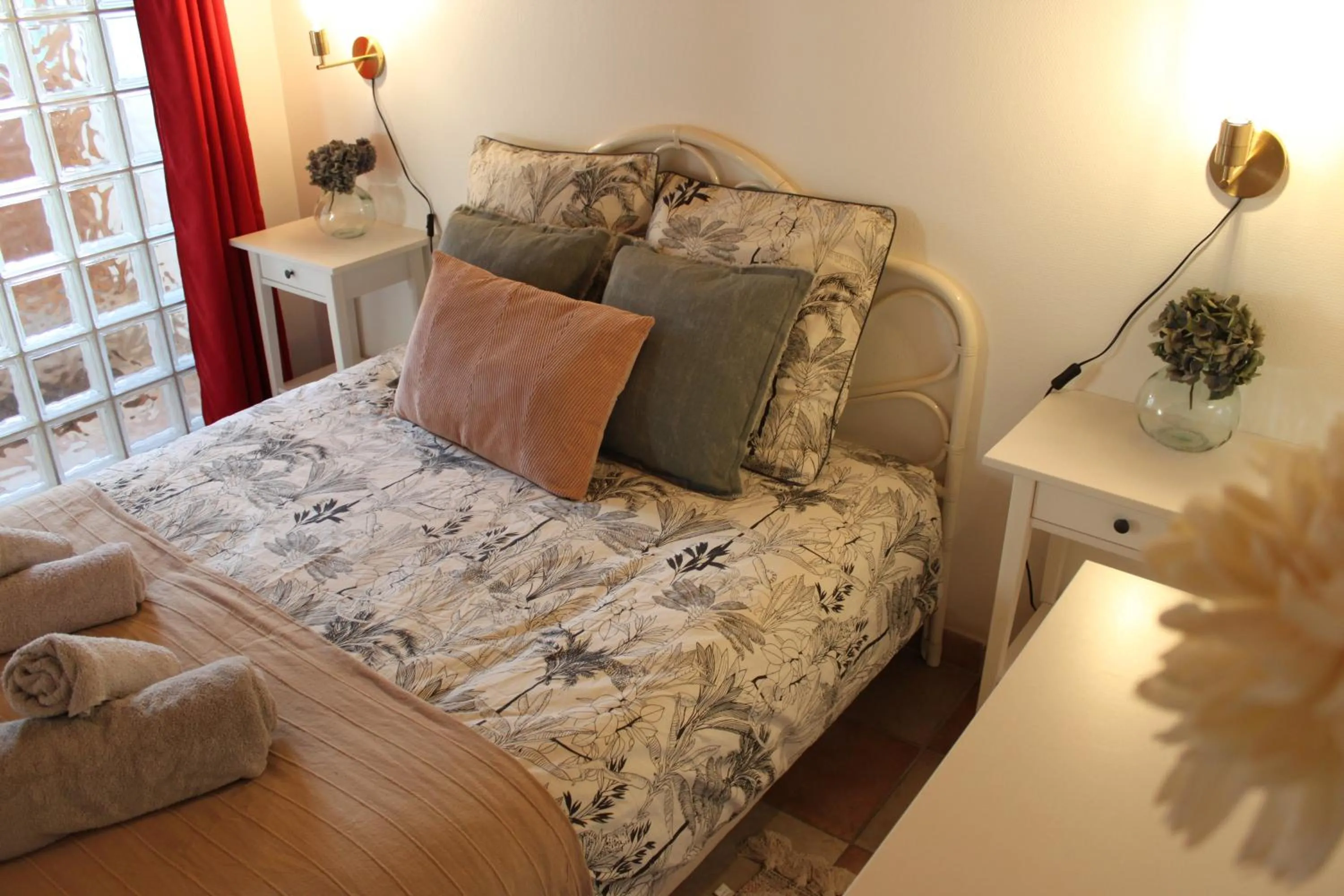 Bed in Gîtes chez l'habitant La Touche d'en Bas