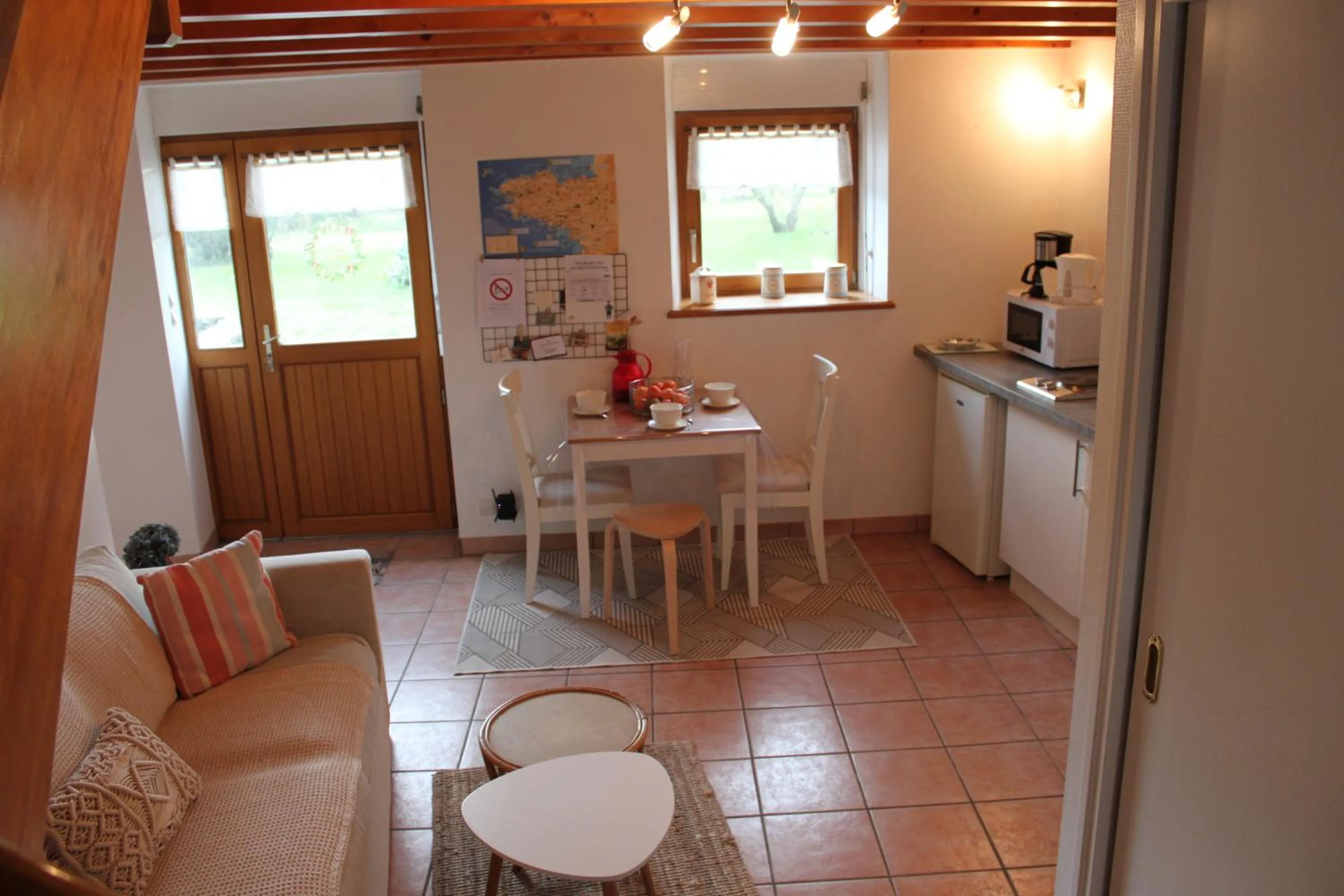 Living room in Gîtes chez l'habitant La Touche d'en Bas