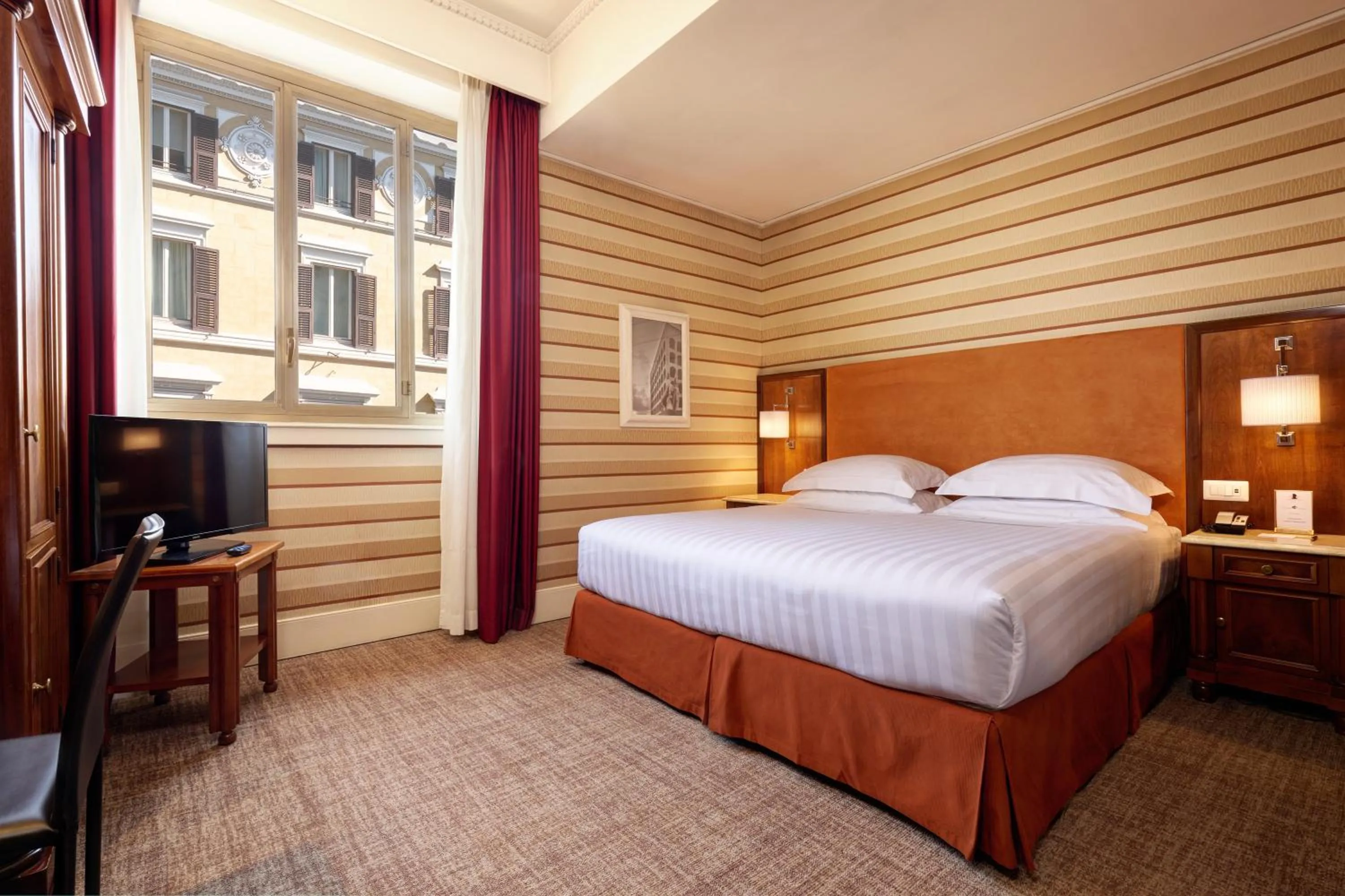 Bed in Hotel Mascagni