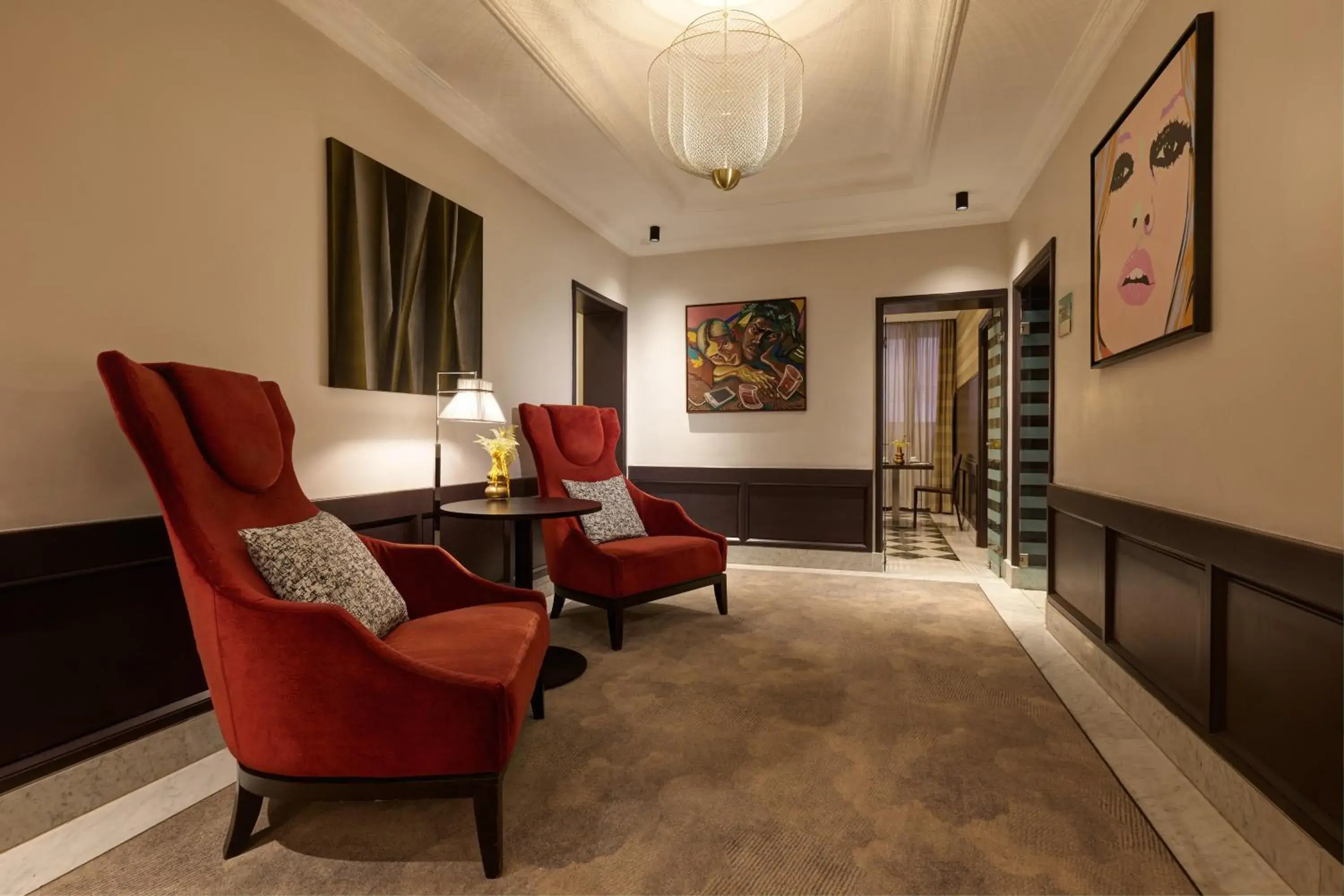 Living room in Hotel Mascagni Living room in Hotel Mascagni