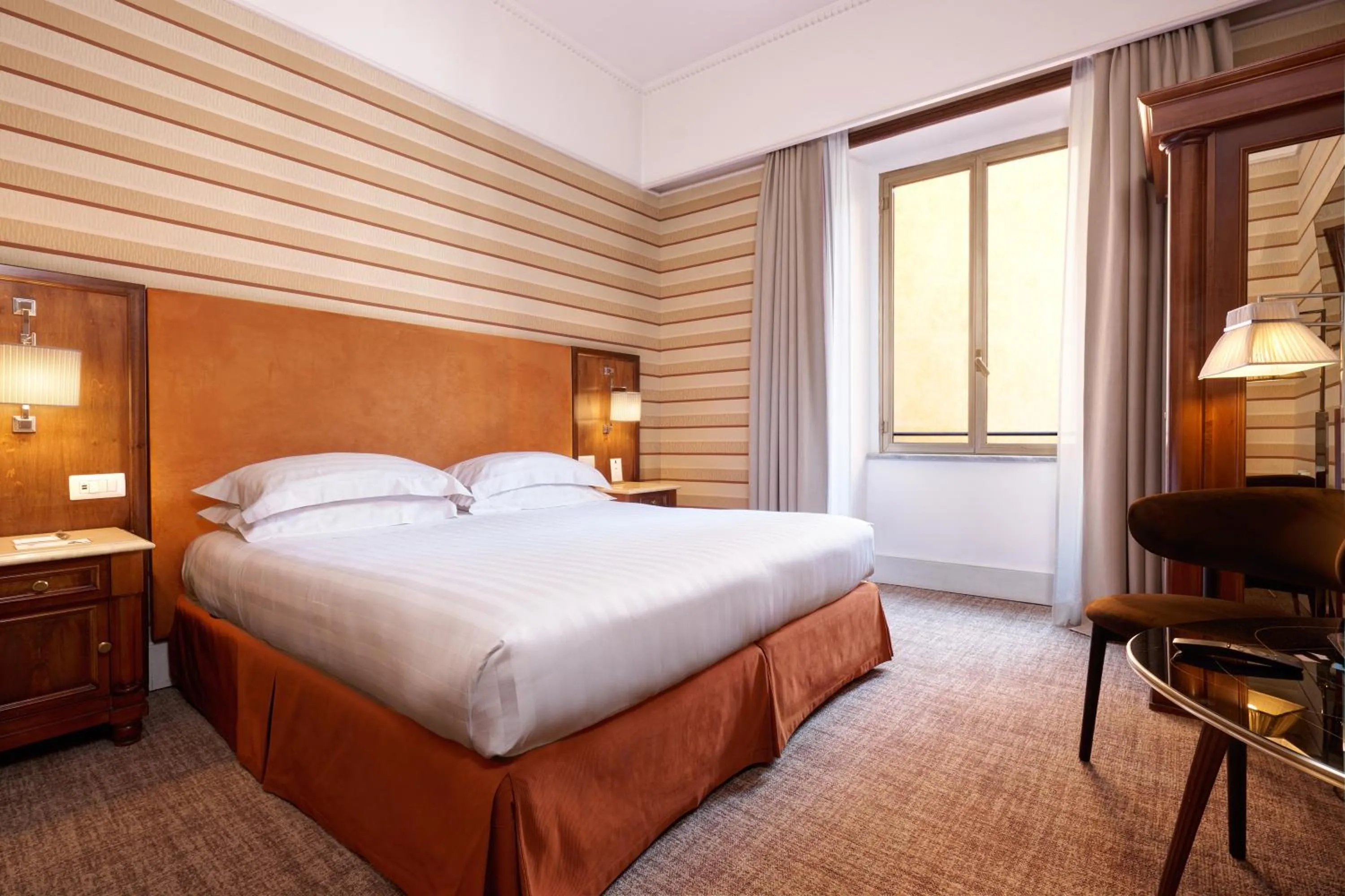 Bed in Hotel Mascagni