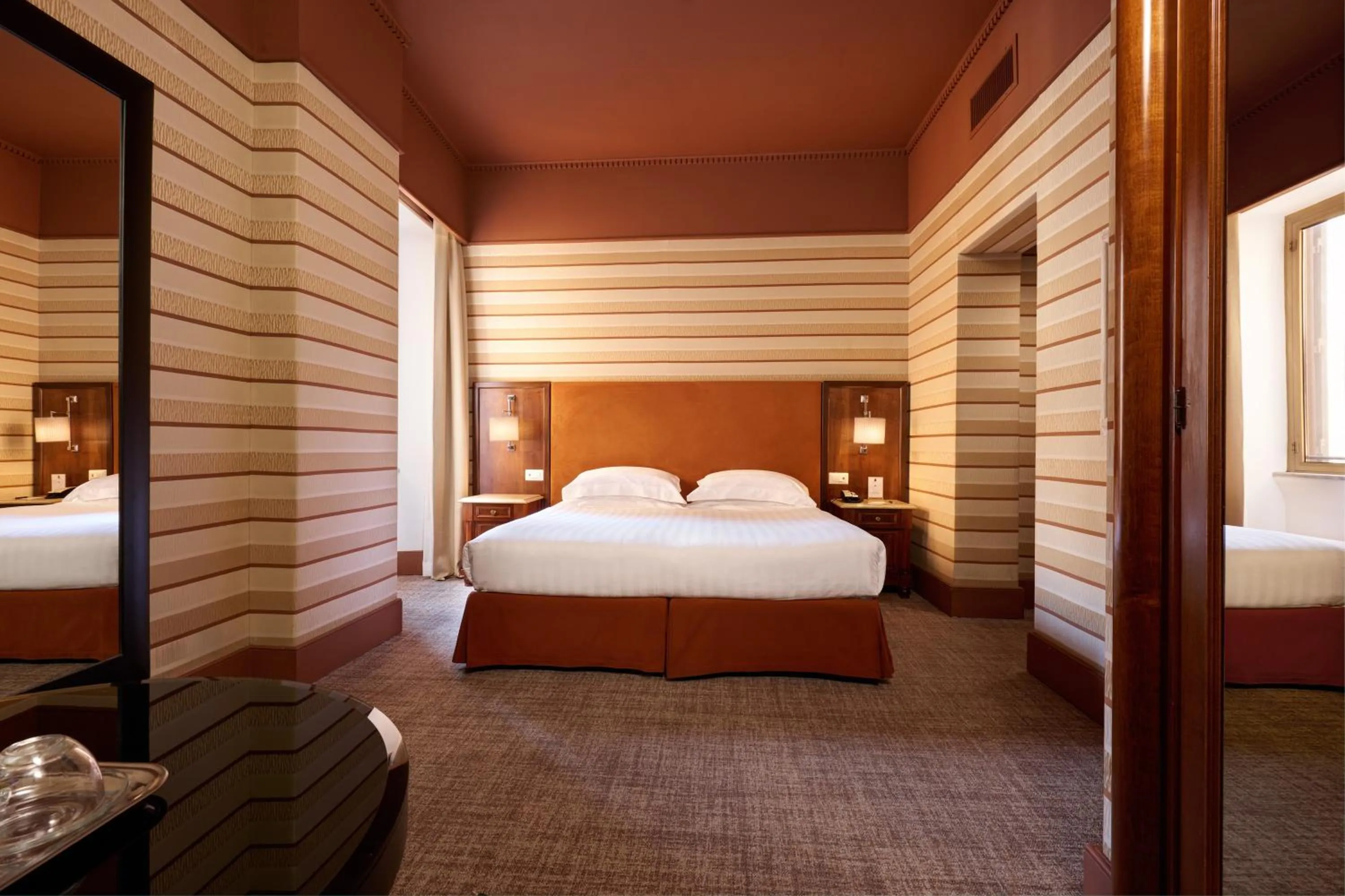 Bed in Hotel Mascagni