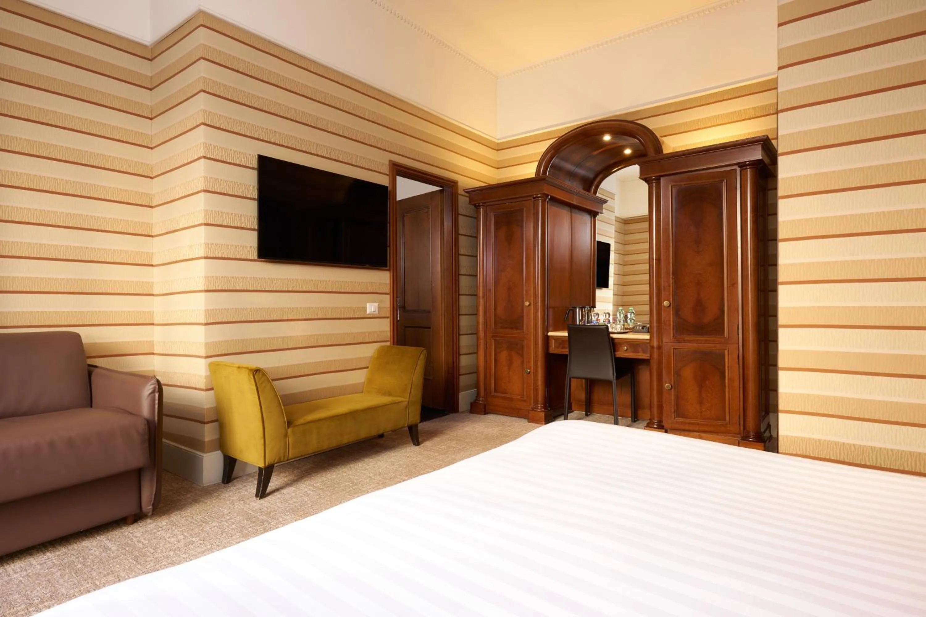 Bed in Hotel Mascagni