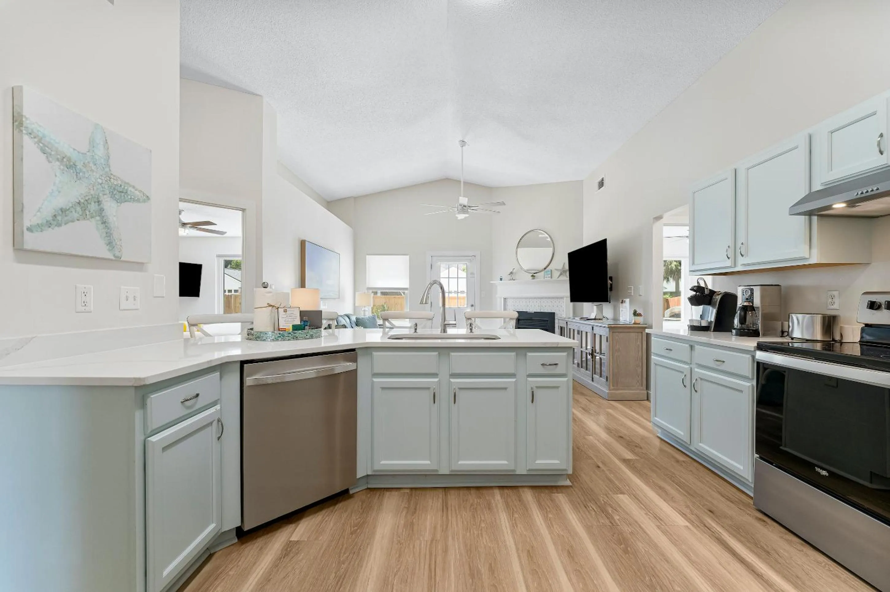 TV and multimedia in Destin Beach House - Just A Splash by Panhandle Getaways