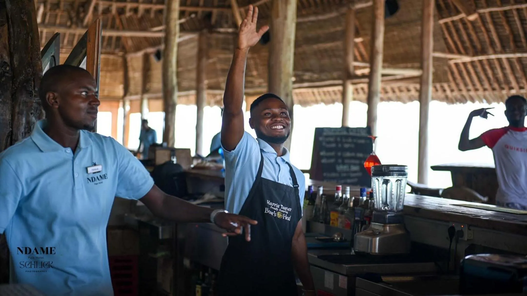 Staff in NDAME Paje Hotel