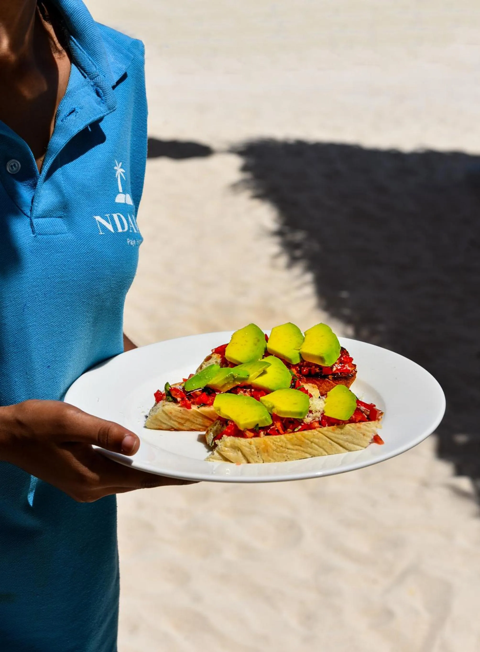 Food in NDAME Paje Hotel