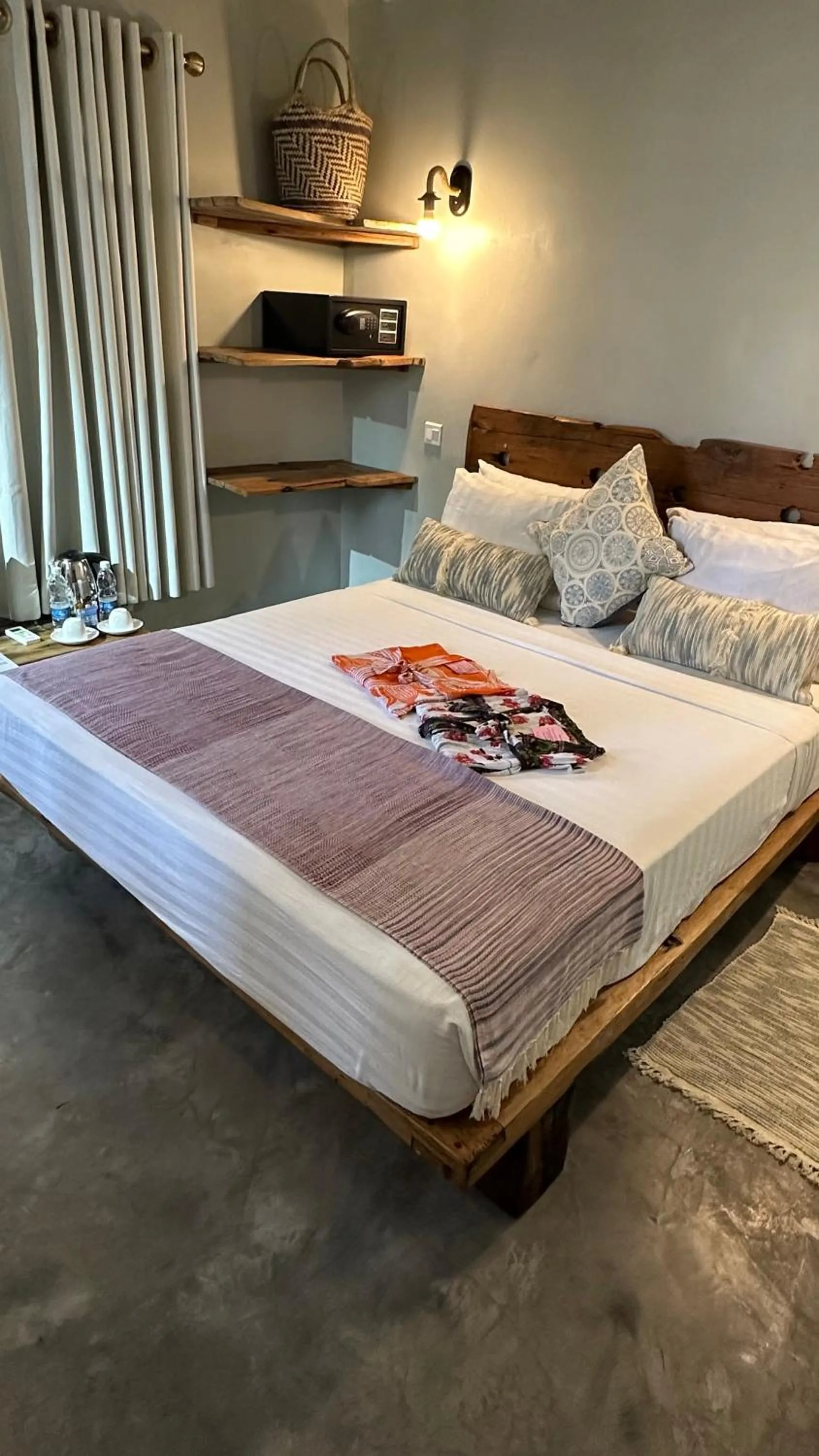 View (from property/room), Bed in NDAME Paje Hotel