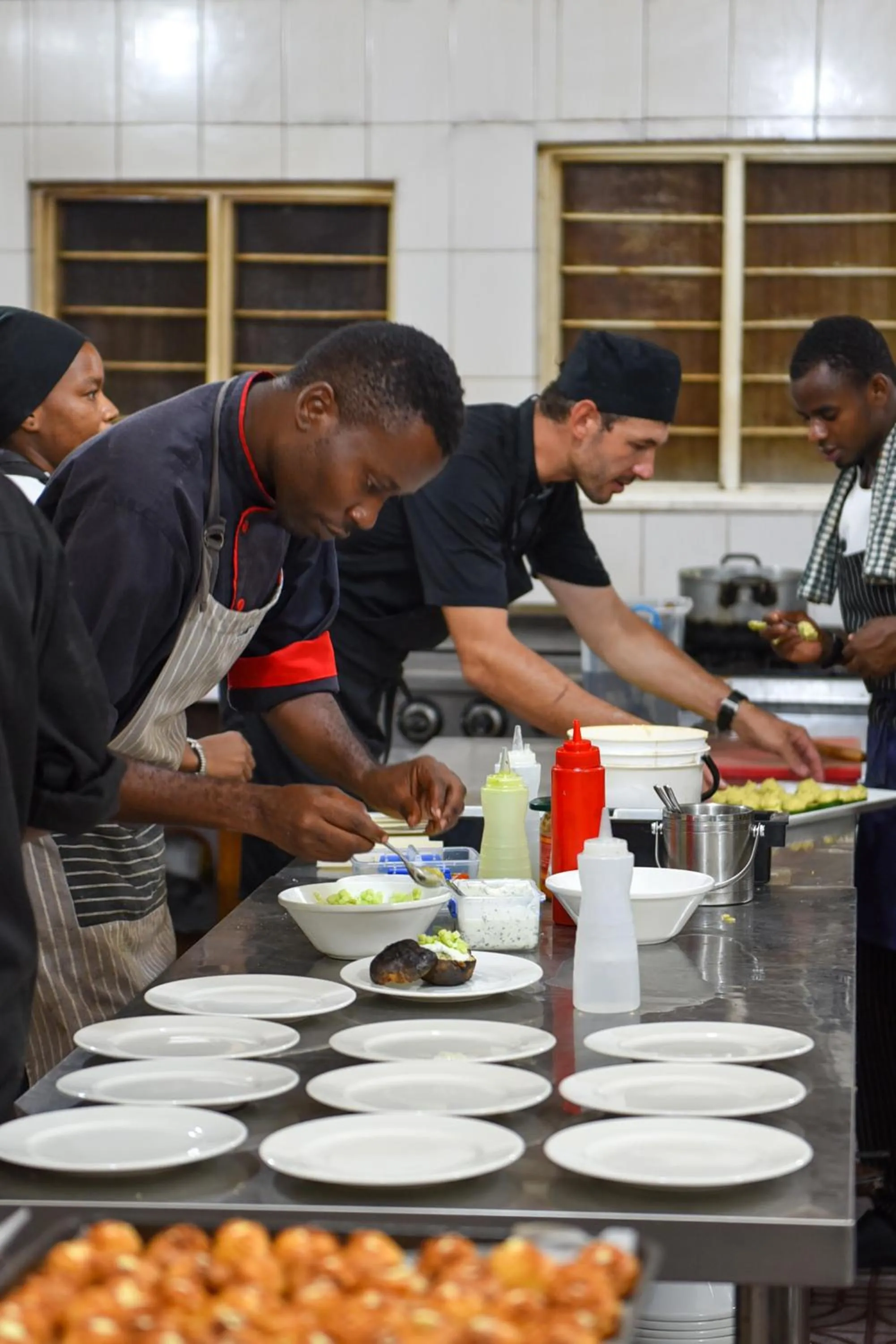 Kitchen or kitchenette in NDAME Paje Hotel