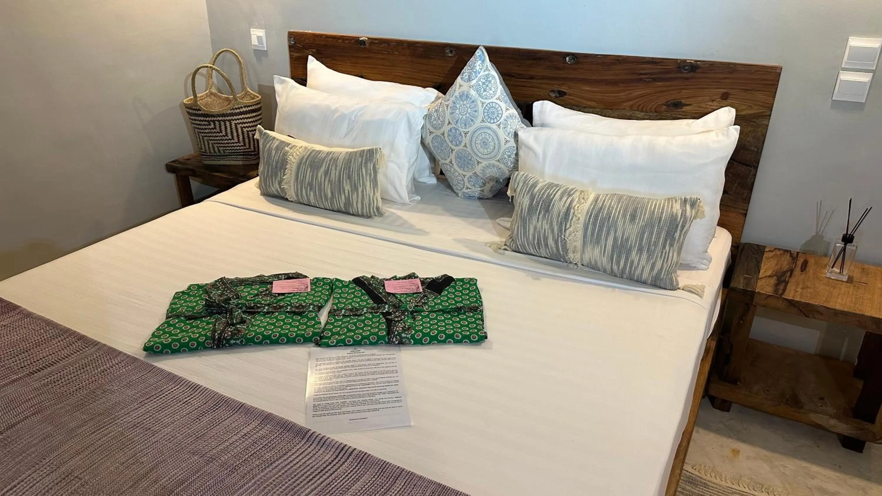 View (from property/room), Bed in NDAME Paje Hotel