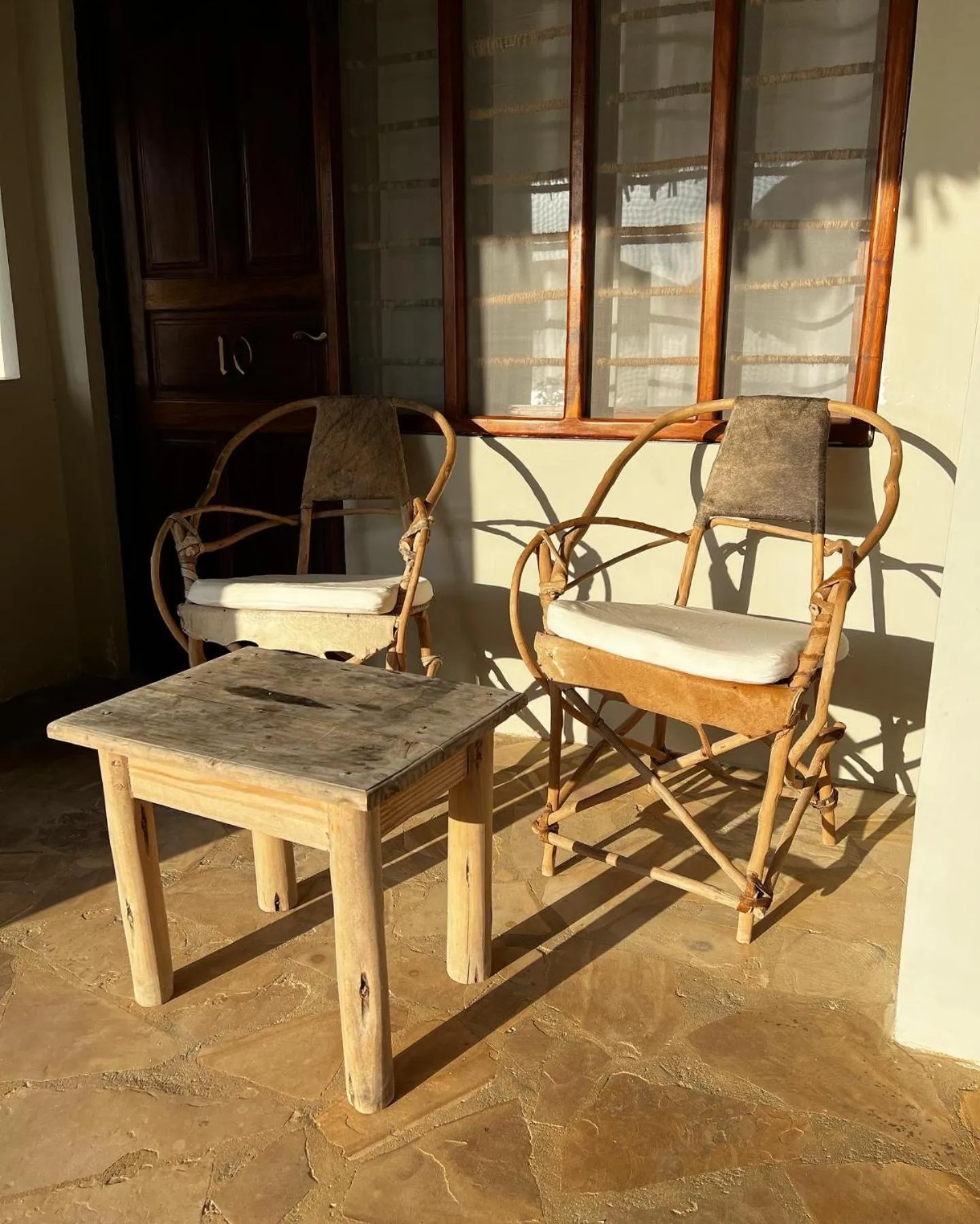 Seating area in NDAME Paje Hotel