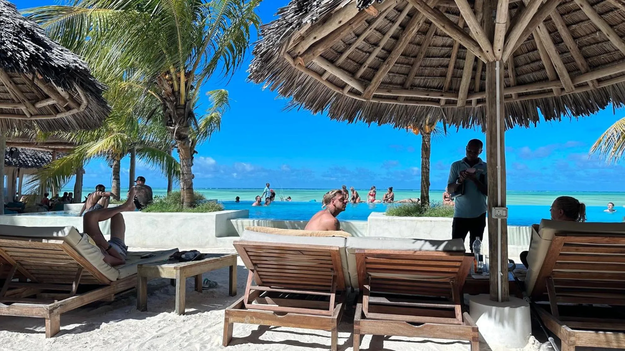 Swimming pool in NDAME Paje Hotel