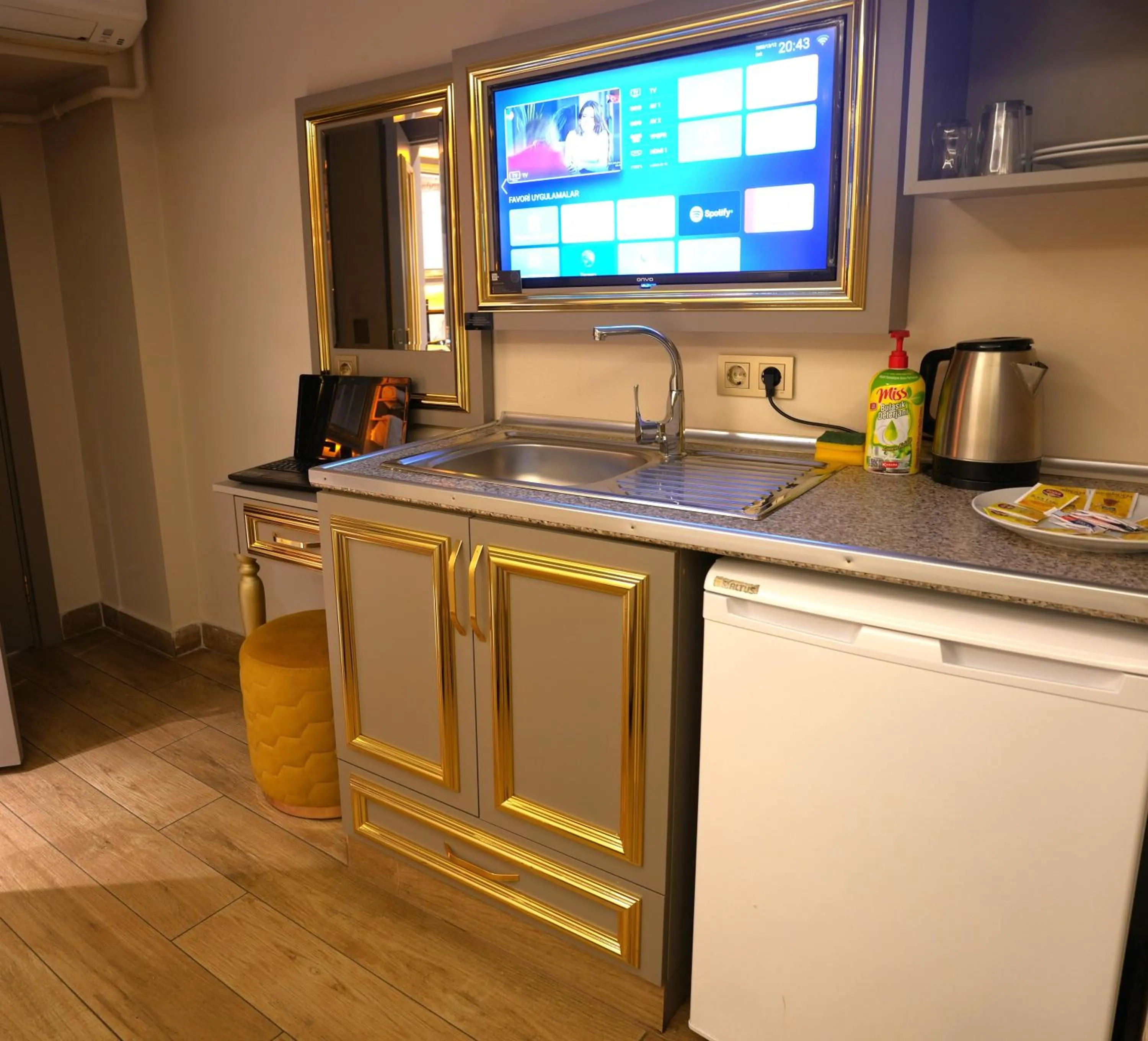 kitchen in Taksim La Marino Hotel