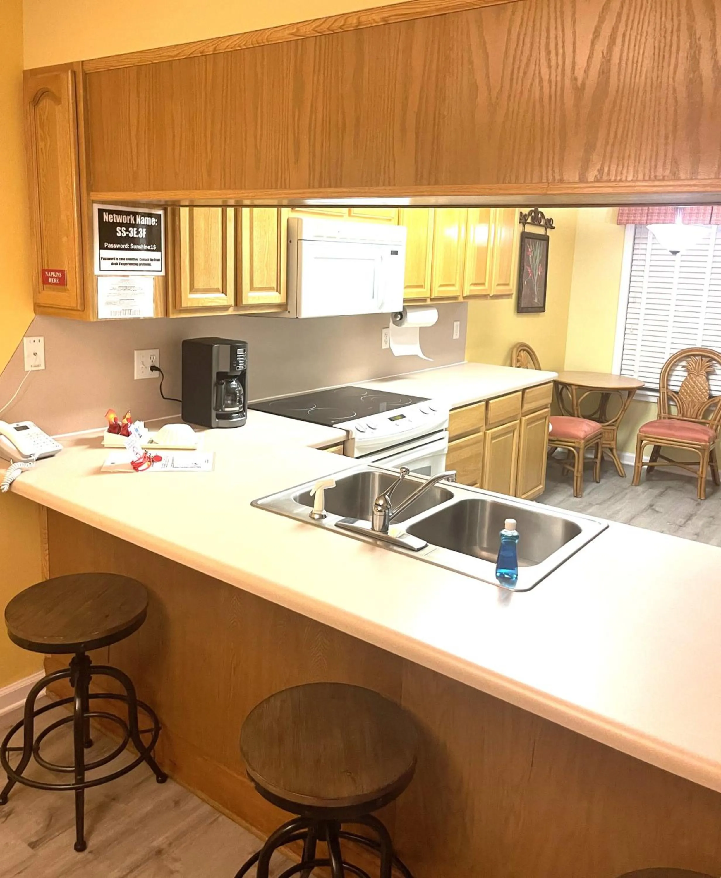 kitchen in Soundside Holiday Beach Resort