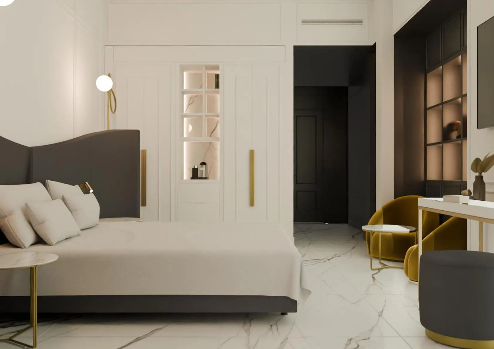 Photo of the whole room, Bed in Majestic Palace Hotel