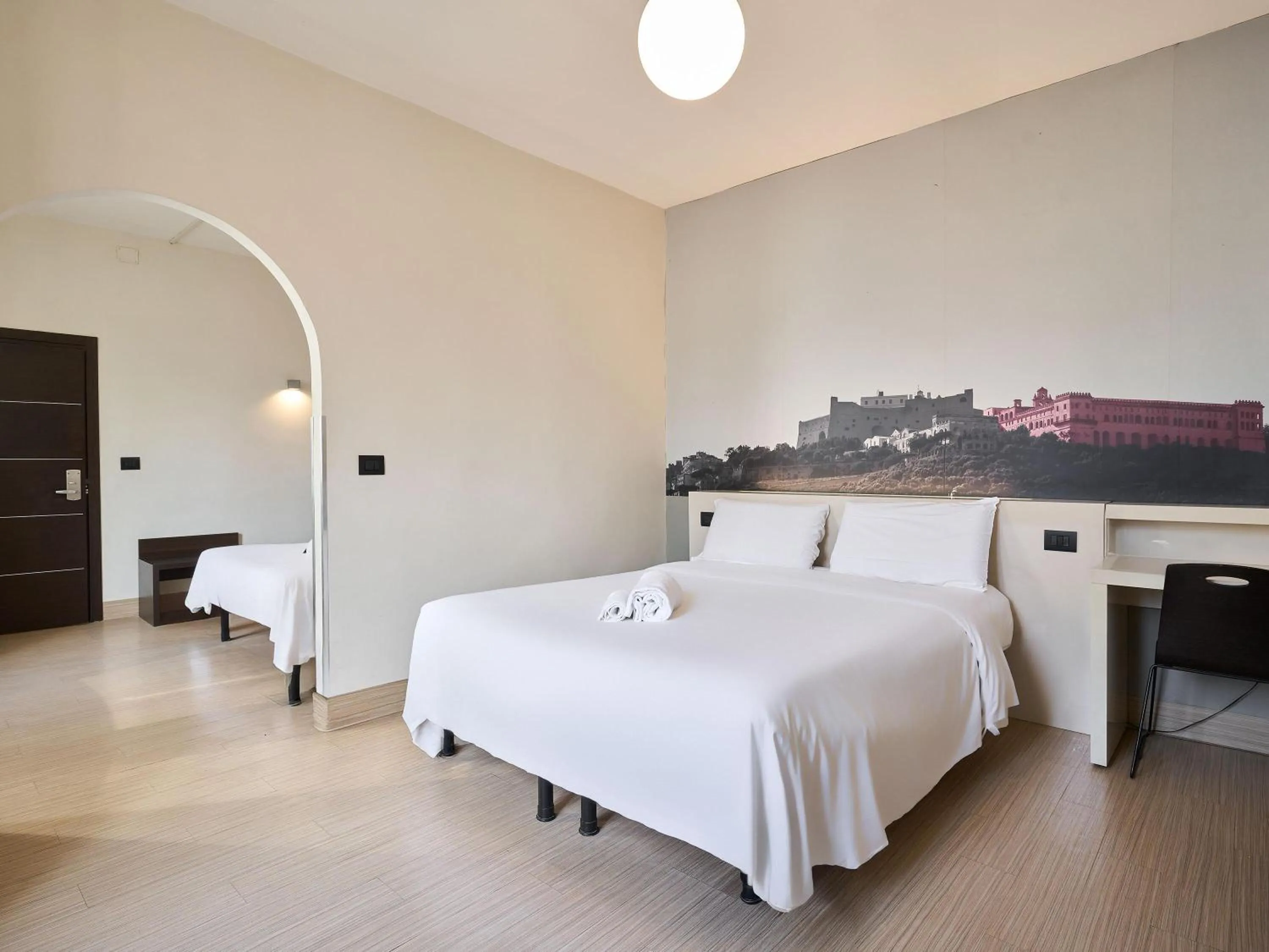 Photo of the whole room, Bed in B&B Hotel Napoli