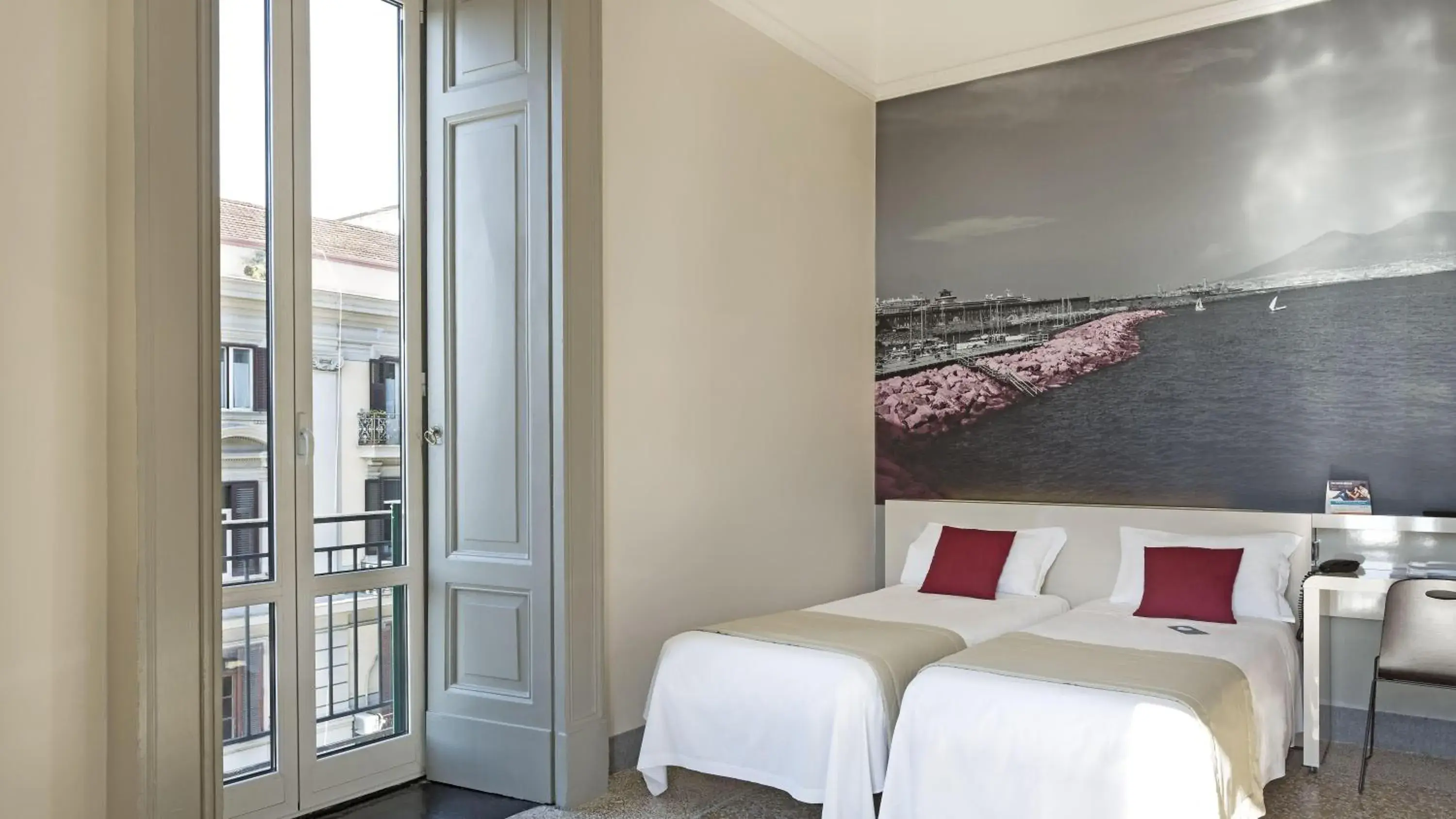 Twin Room with Terrace in B&B Hotel Napoli Twin Room with Terrace in B&B Hotel Napoli