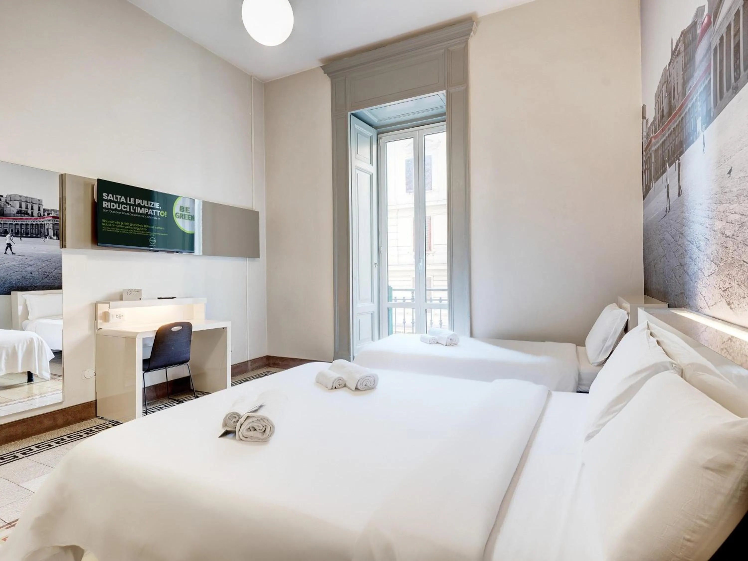 Photo of the whole room, Bed in B&B Hotel Napoli