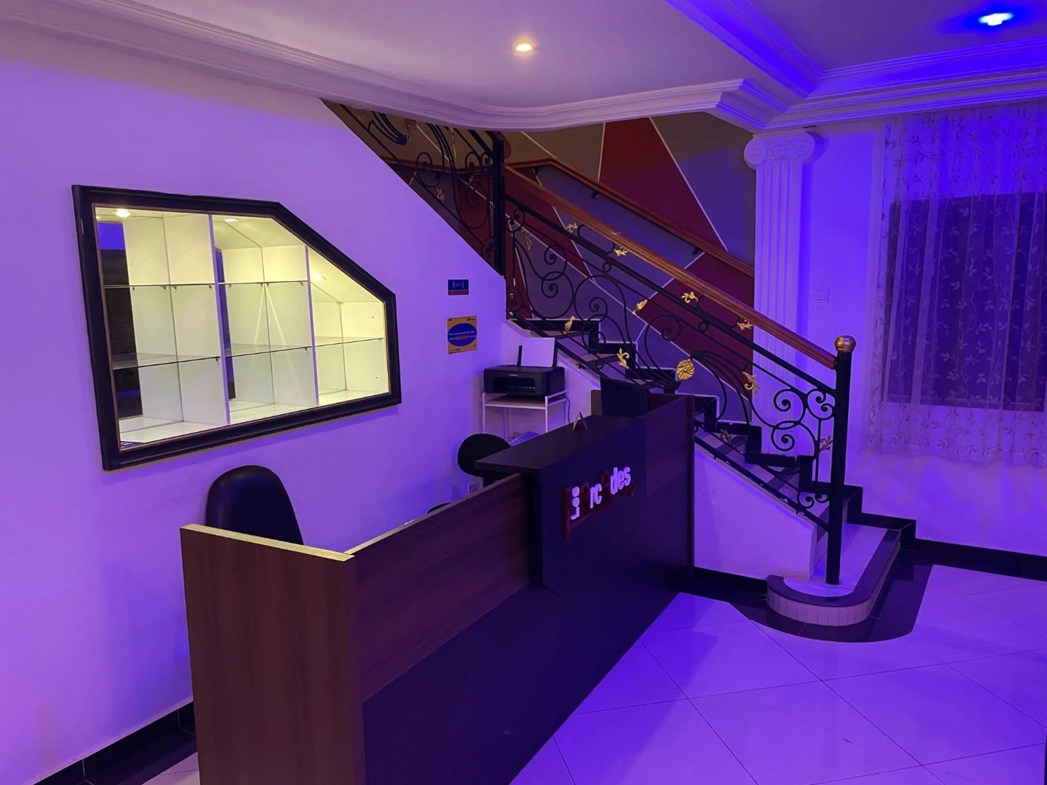 Lobby or reception in HOTEL LES ARCADES