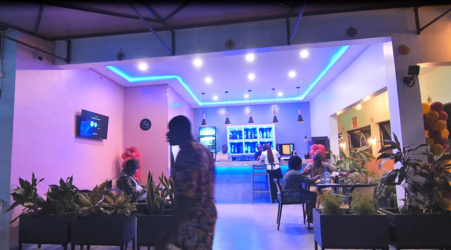 Lounge or bar in HOTEL LES ARCADES