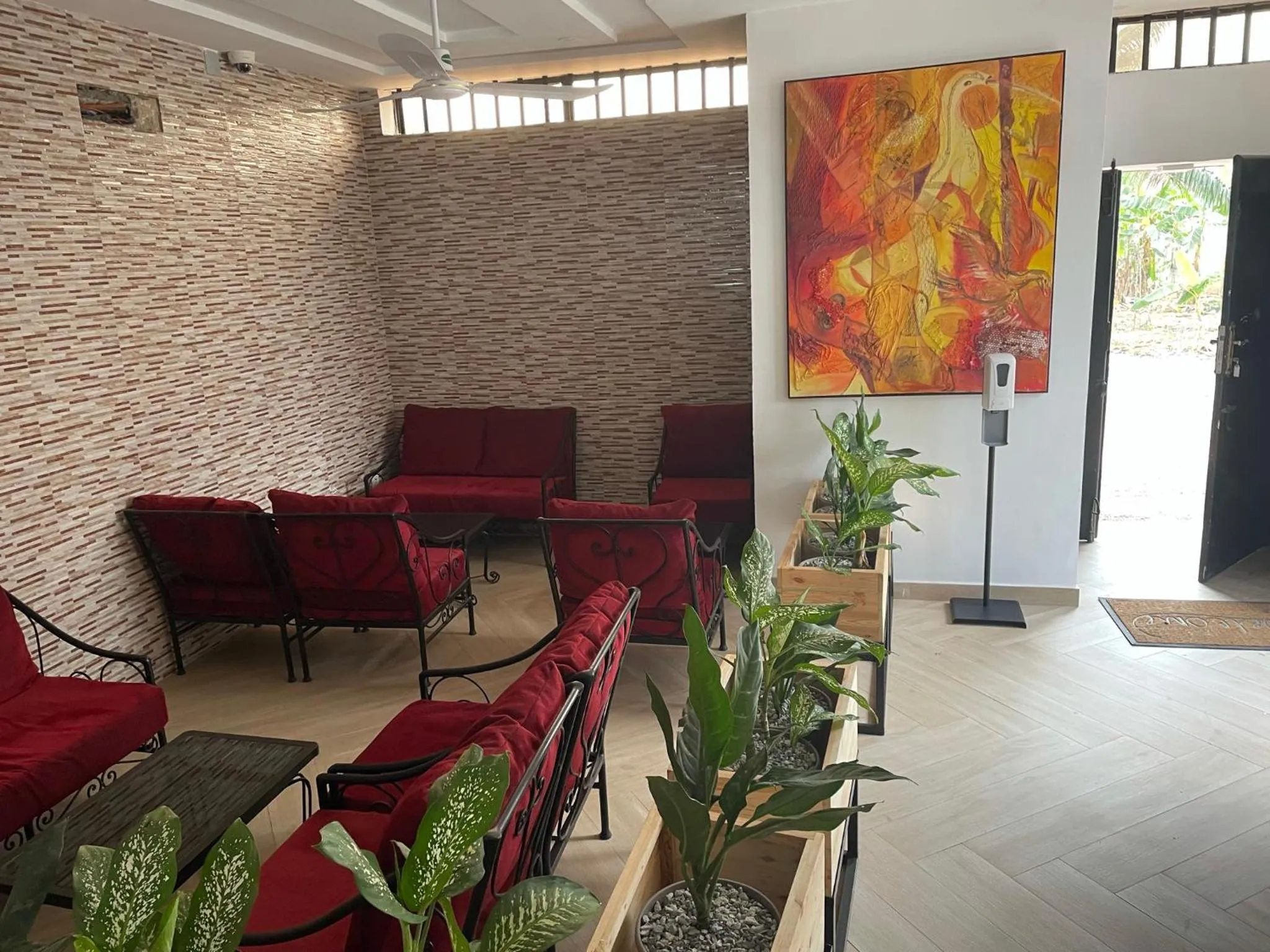 Patio in HOTEL LES ARCADES