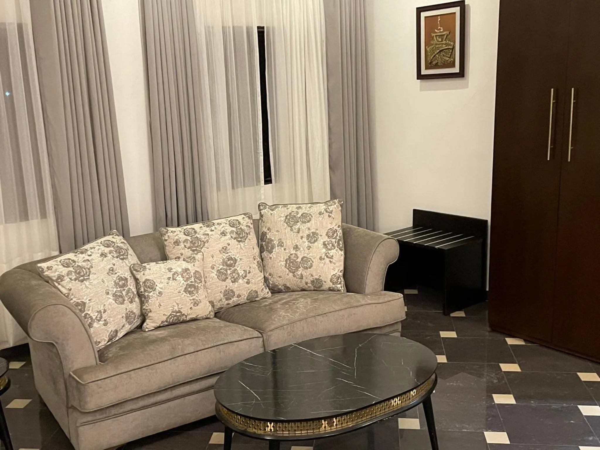 Living room in HOTEL LES ARCADES