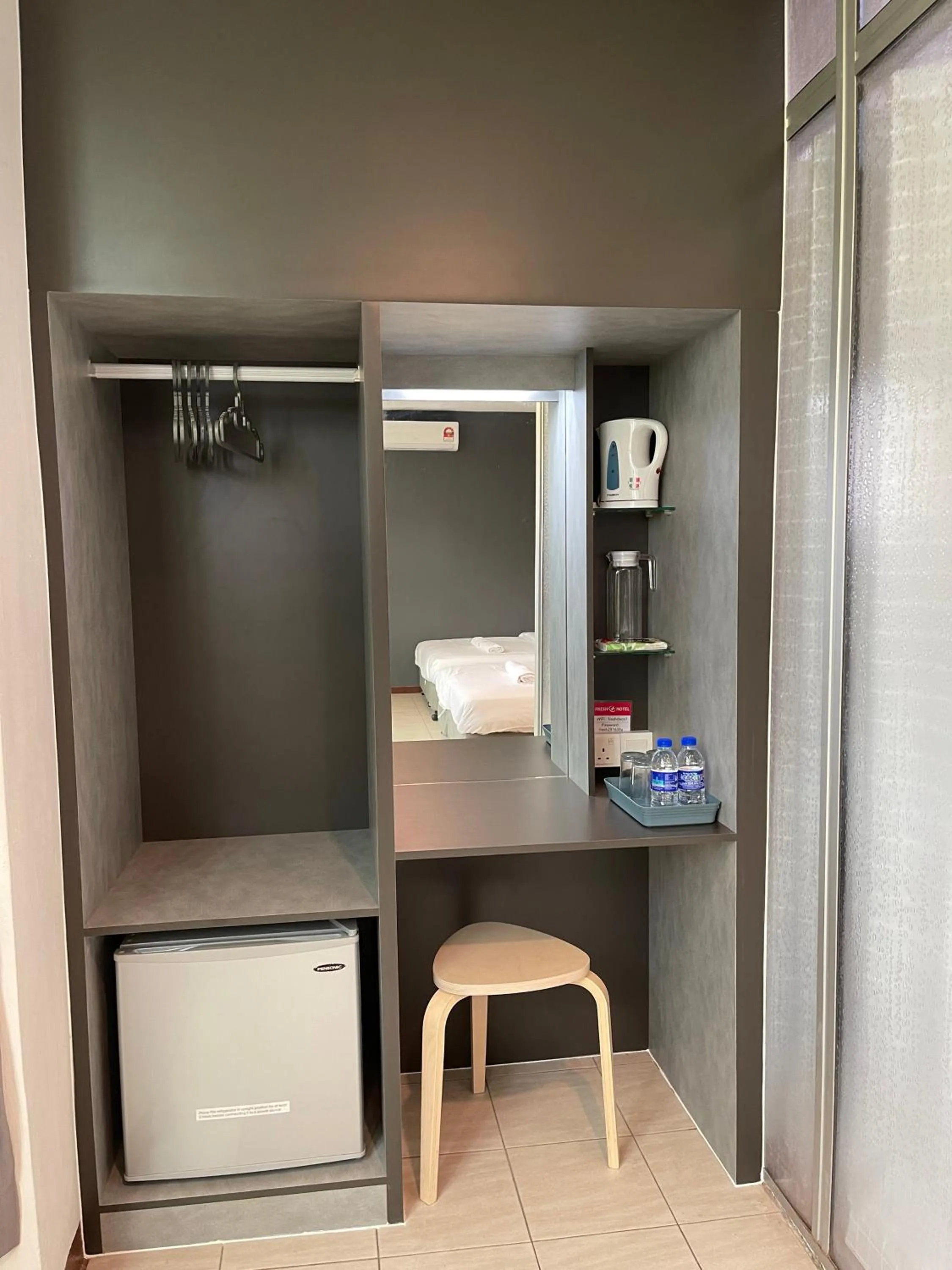 wardrobe in Fresh Hotel Falim