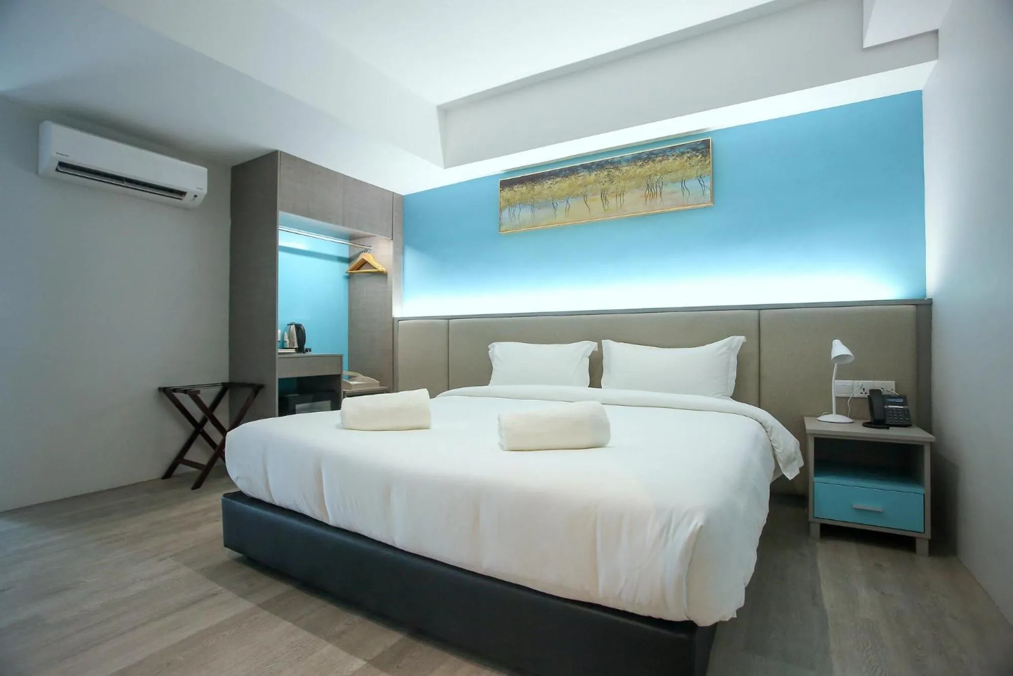 Bed in Stanton City Hotel