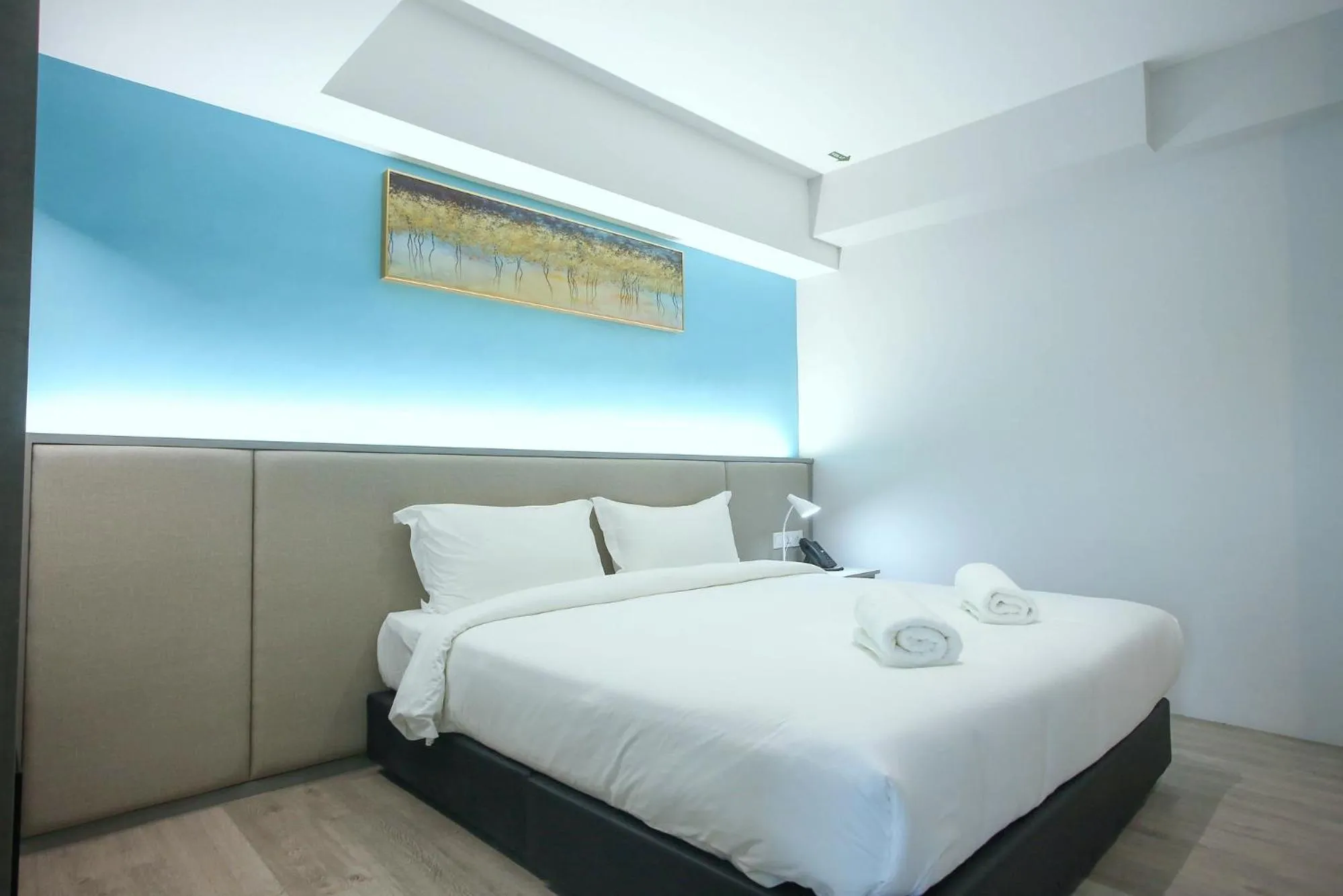 Bed in Stanton City Hotel