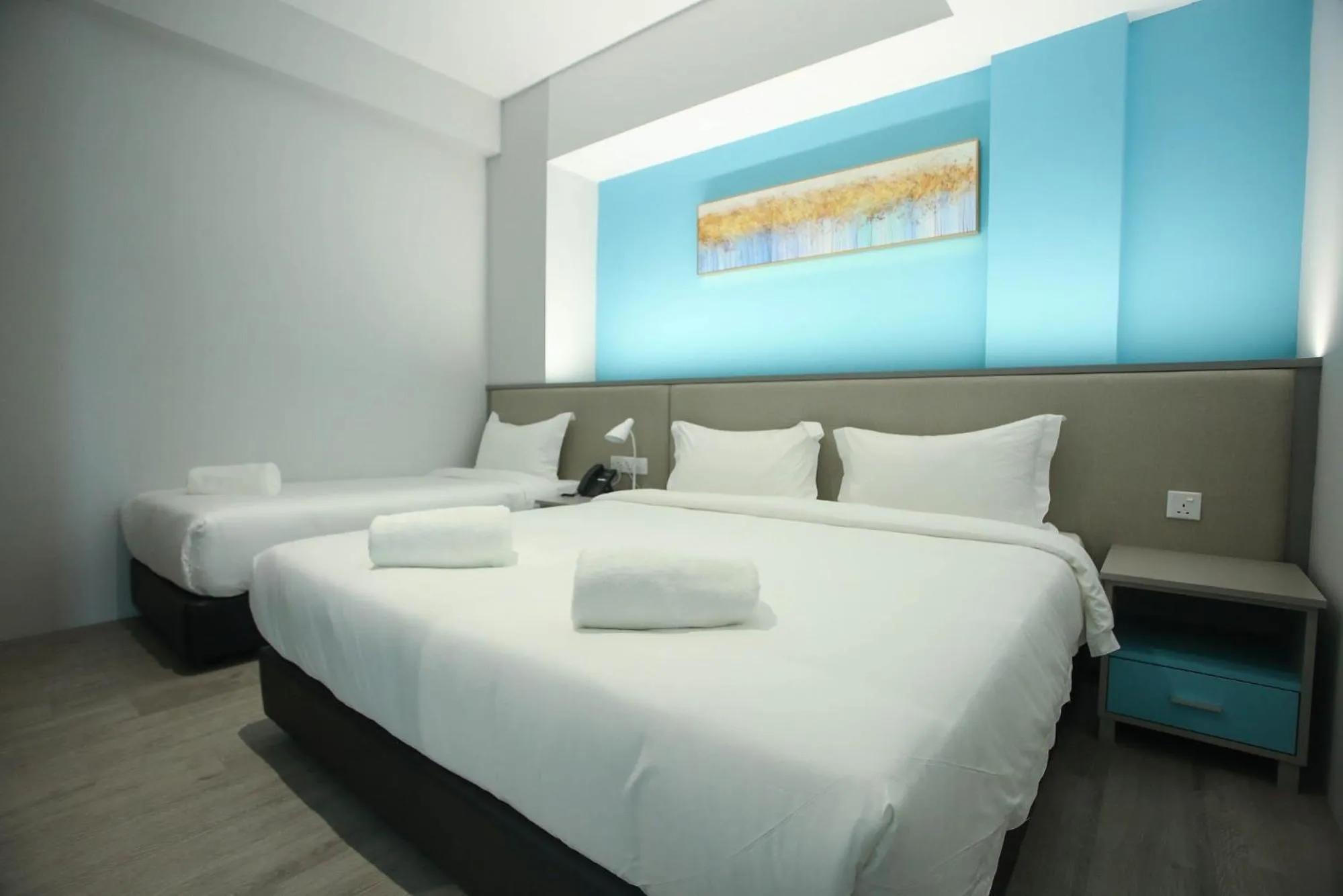 Bed in Stanton City Hotel