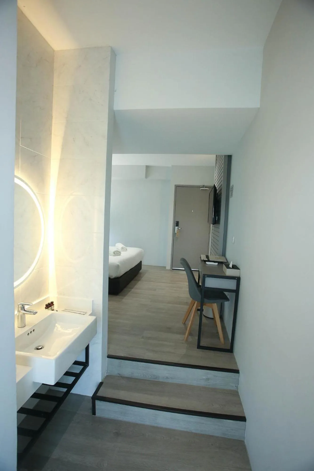 Bed in Stanton City Hotel