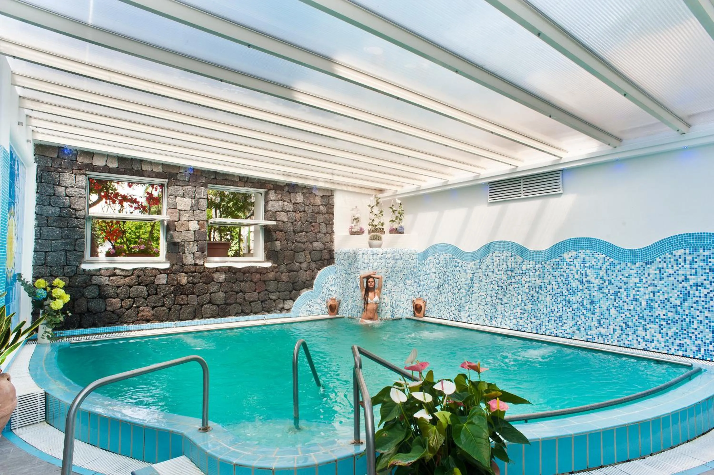 Swimming pool in Hotel Floridiana Terme