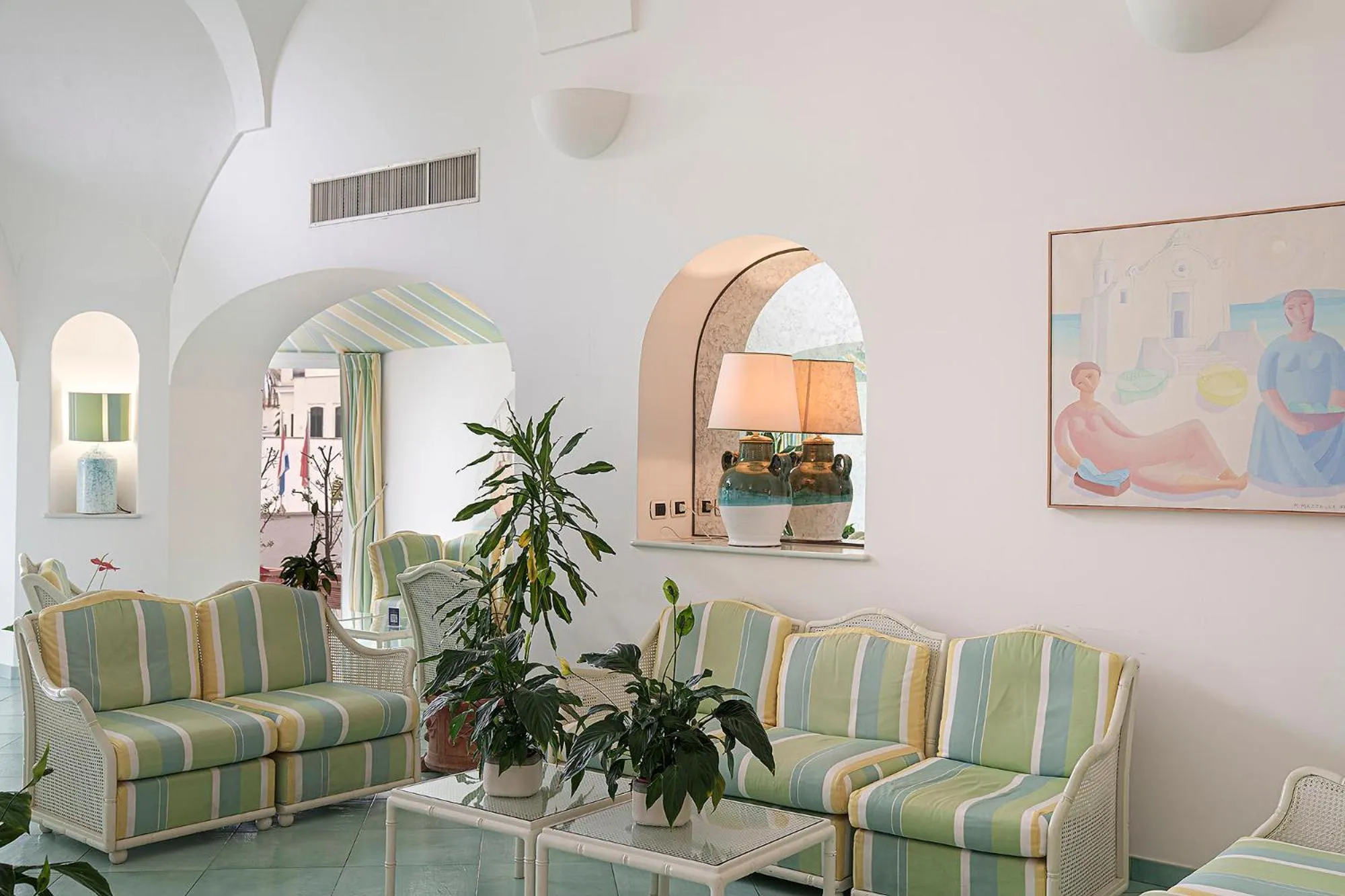 Lobby or reception in Hotel Floridiana Terme