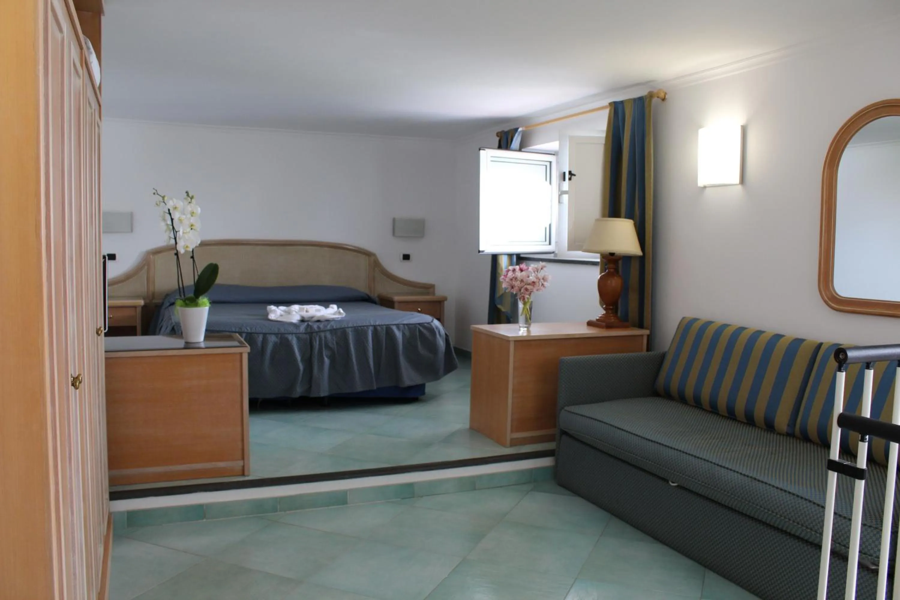 Bed in Hotel Floridiana Terme