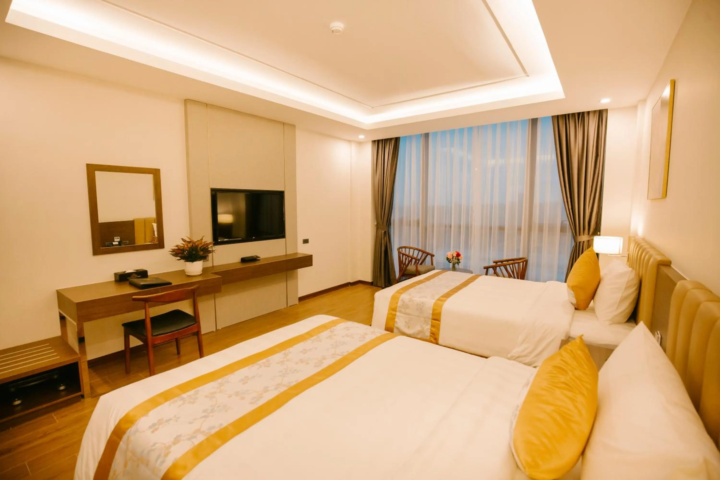 Bed in Songlam Waterfront Hotel - 藍江酒店
