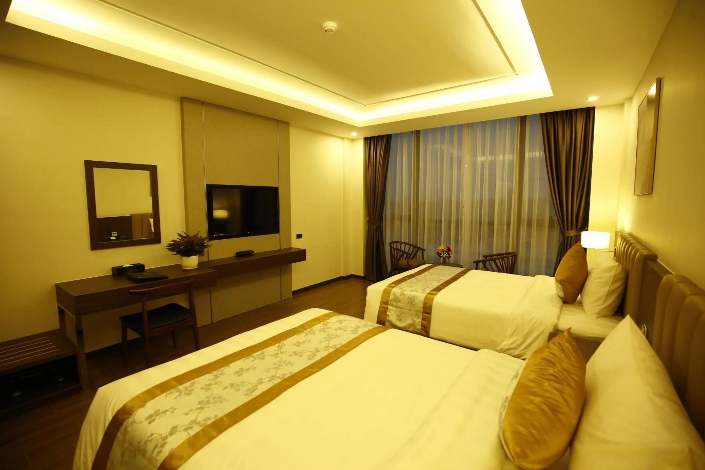 Bed in Songlam Waterfront Hotel - 藍江酒店