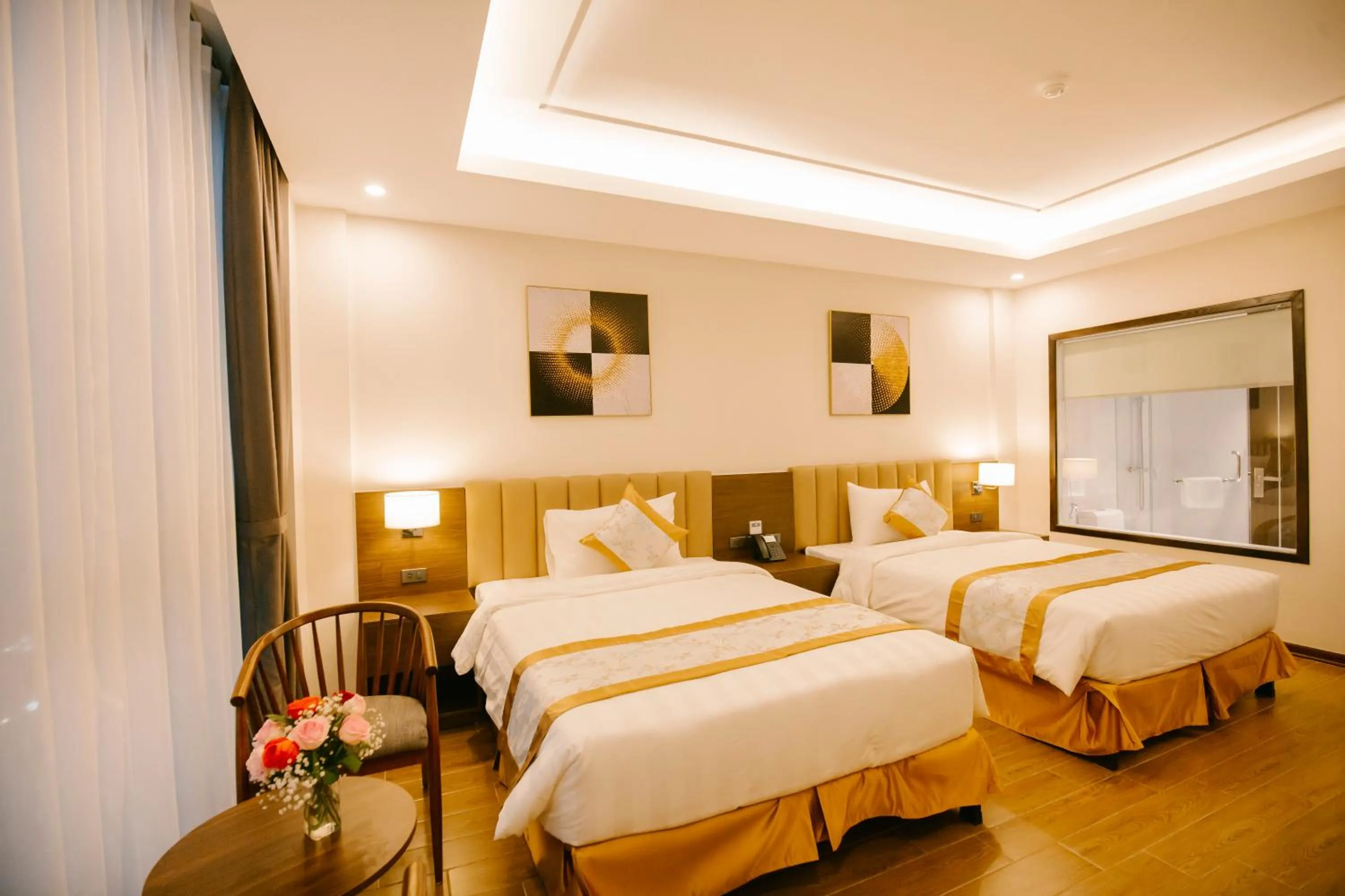 Bed in Songlam Waterfront Hotel - 藍江酒店