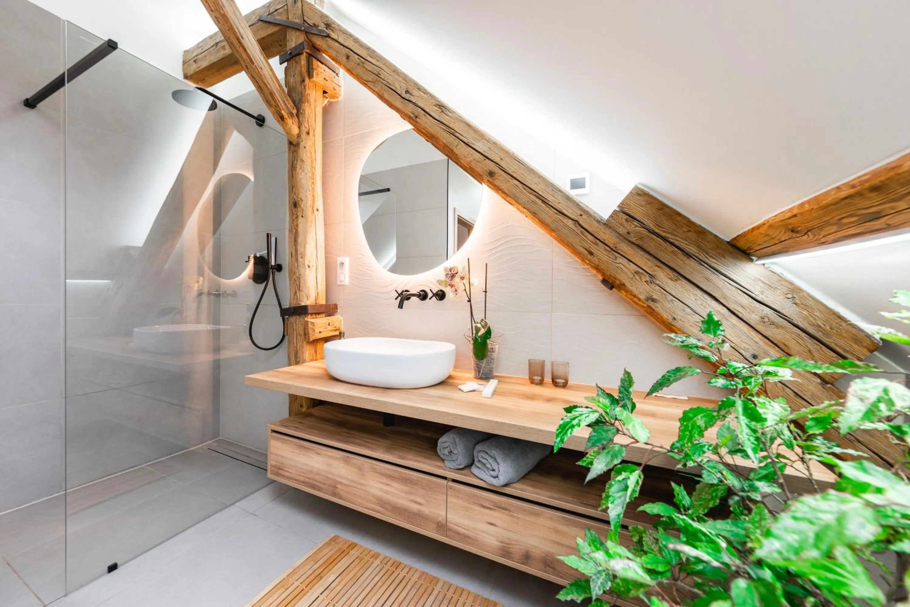 Shower in Apartmány Marienhof