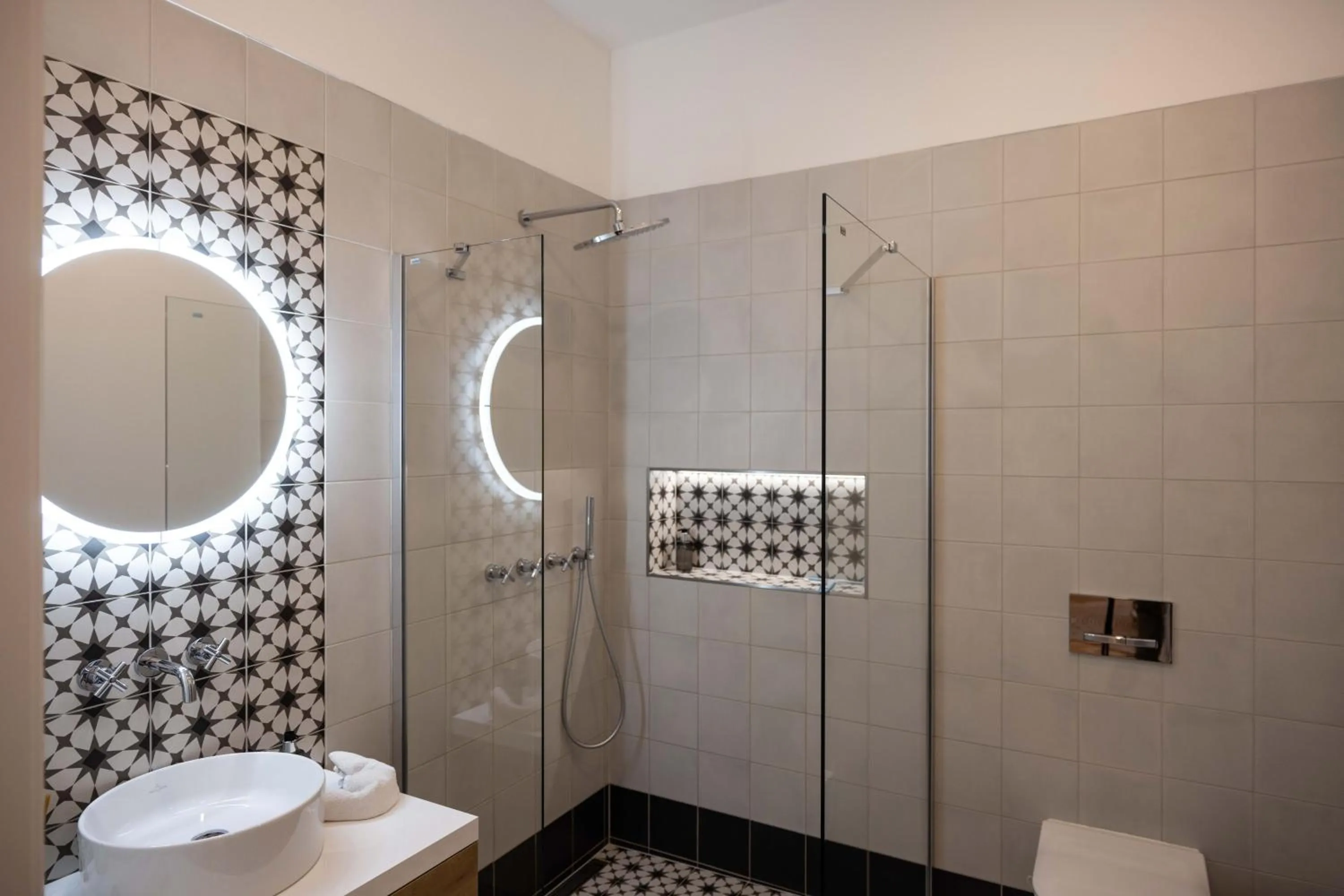 Shower in Apartmány Marienhof