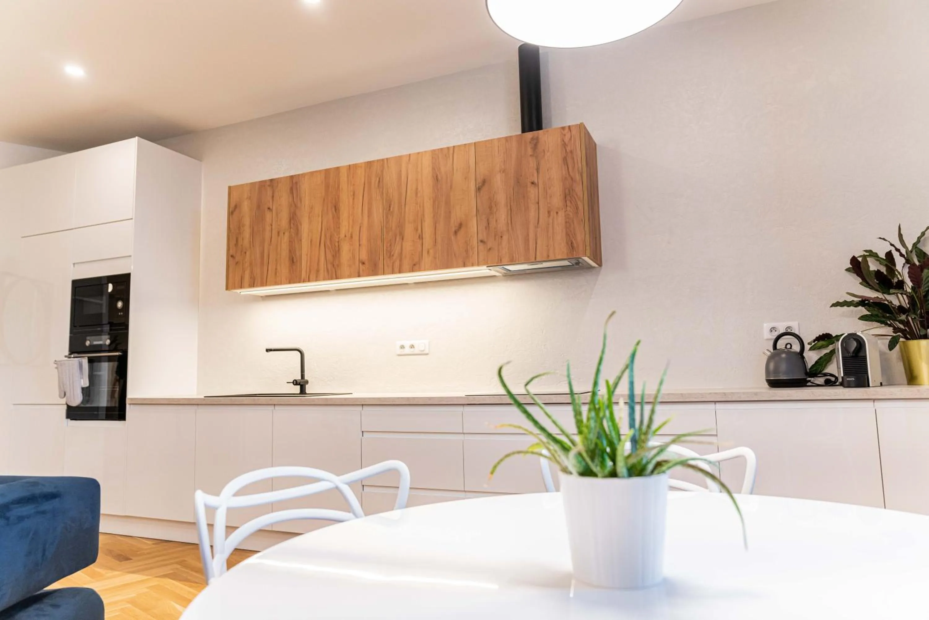 Kitchen or kitchenette in Apartmány Marienhof