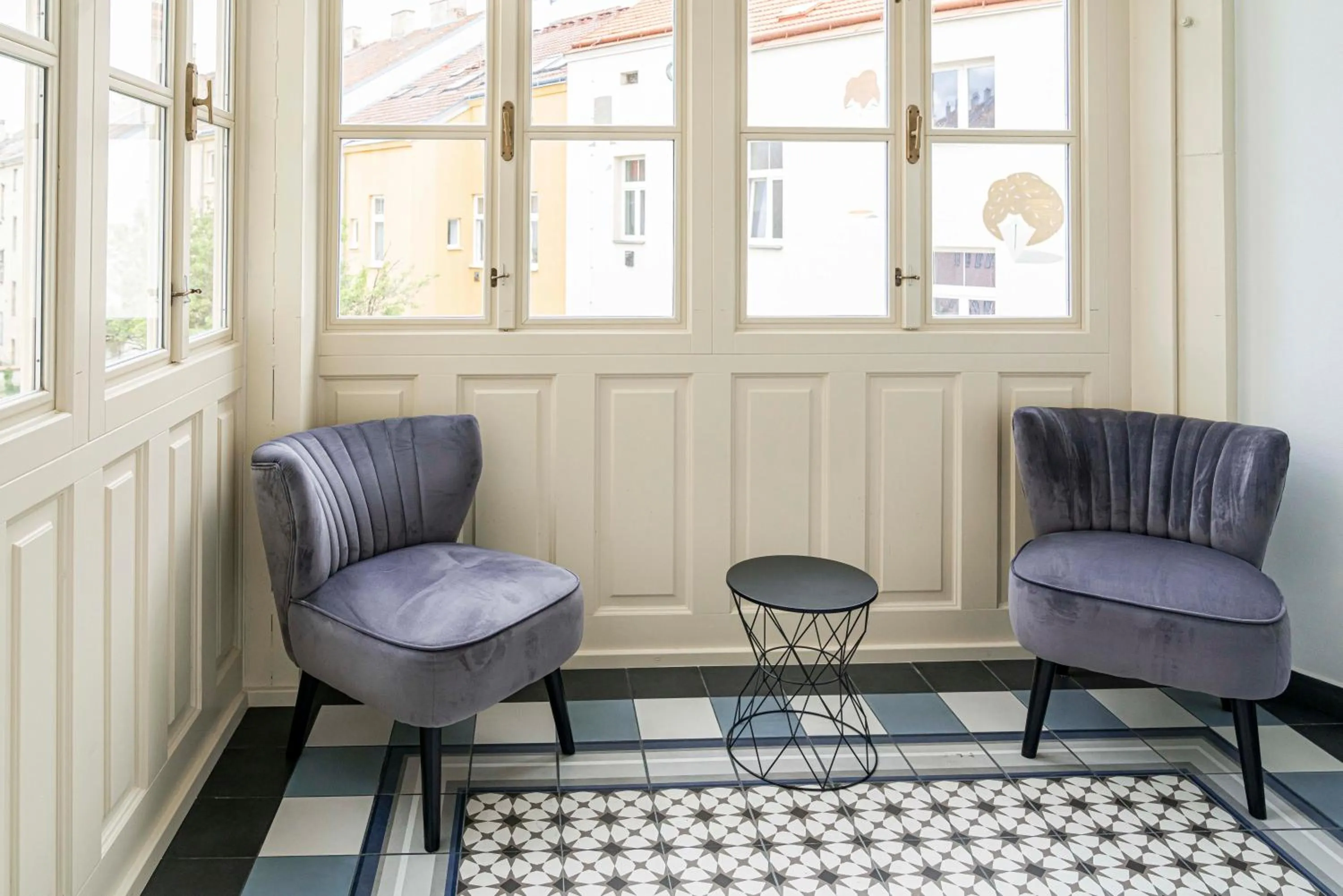 Seating area in Apartmány Marienhof