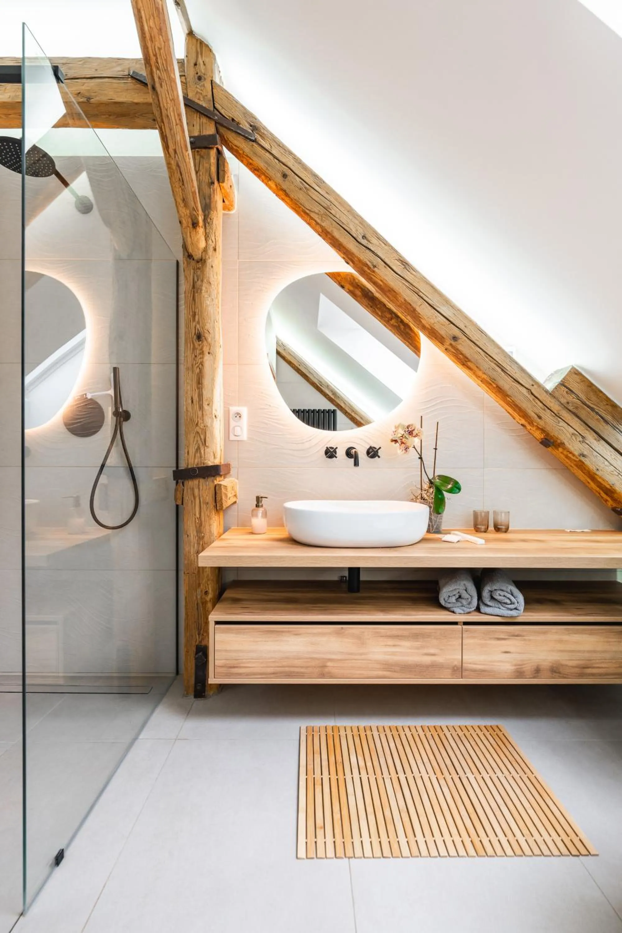 Shower in Apartmány Marienhof