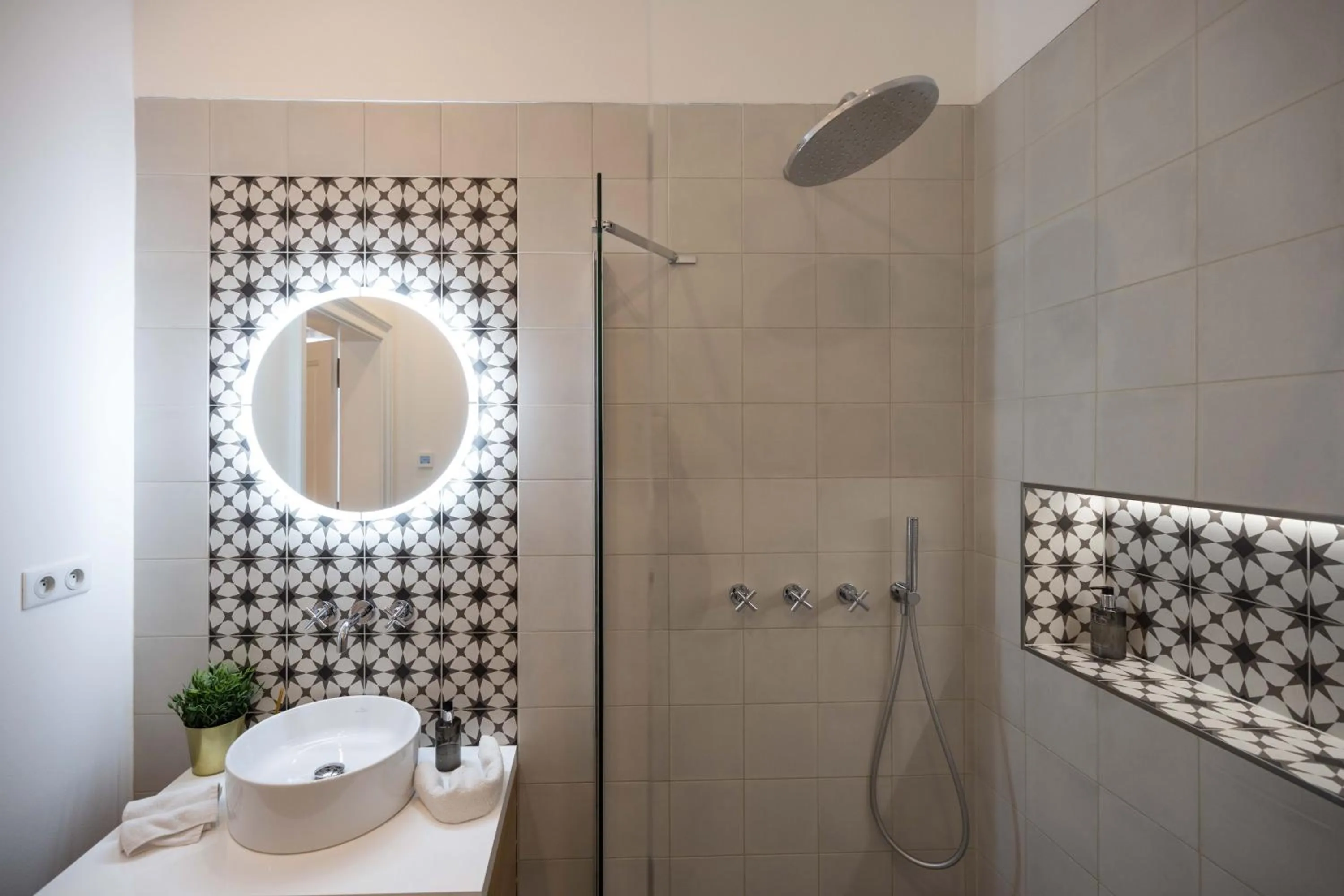 Shower in Apartmány Marienhof