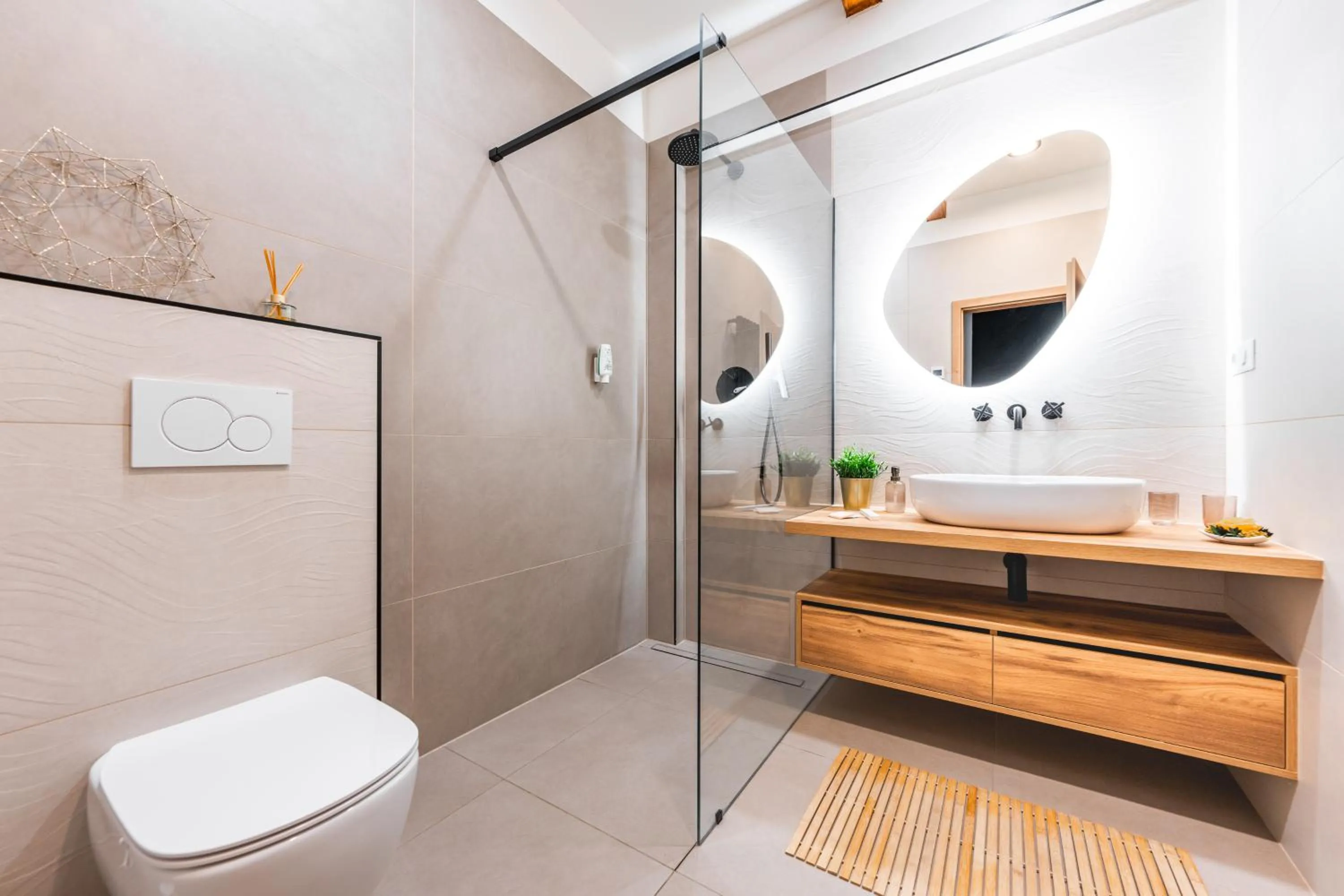 Shower in Apartmány Marienhof