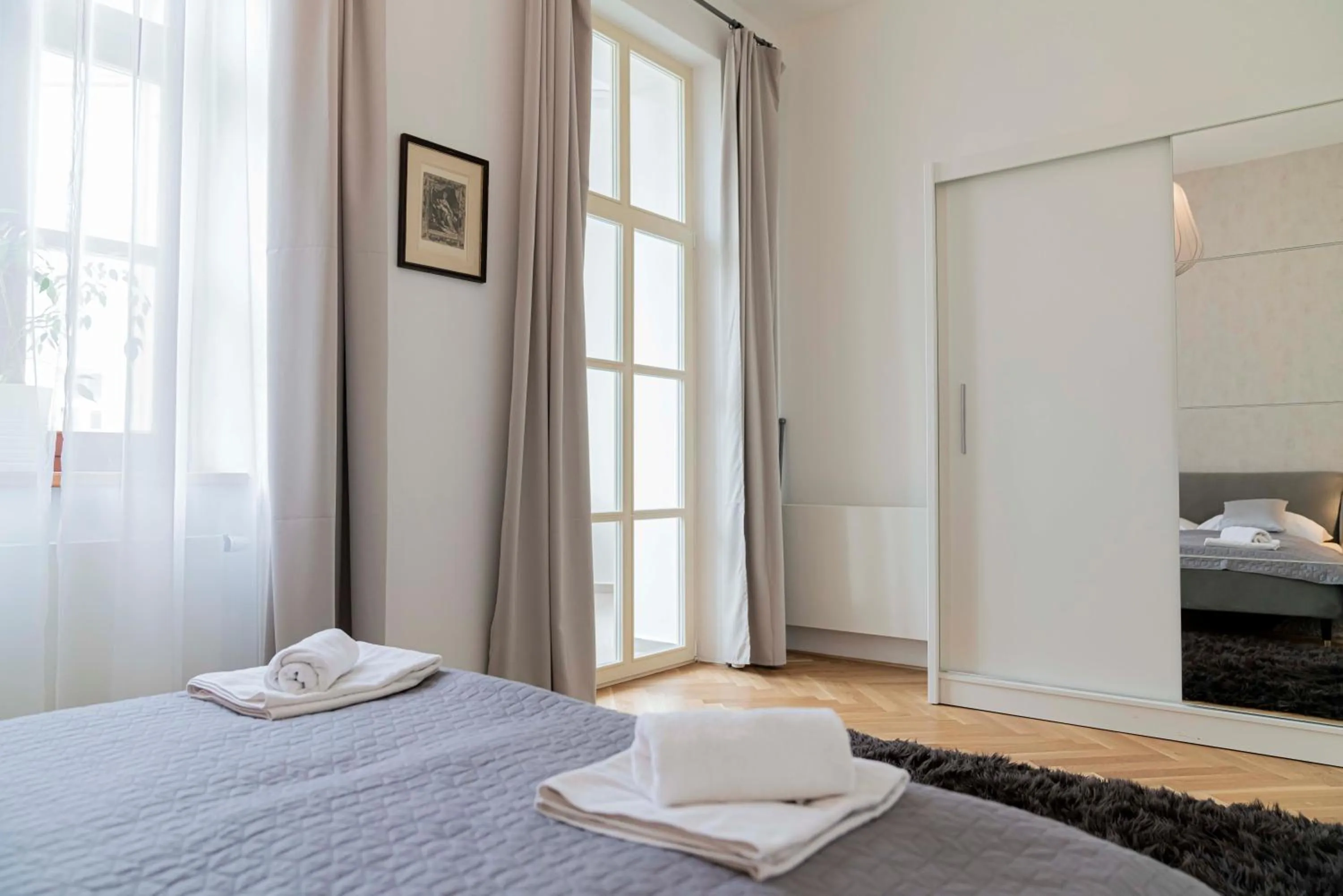 Bed in Apartmány Marienhof