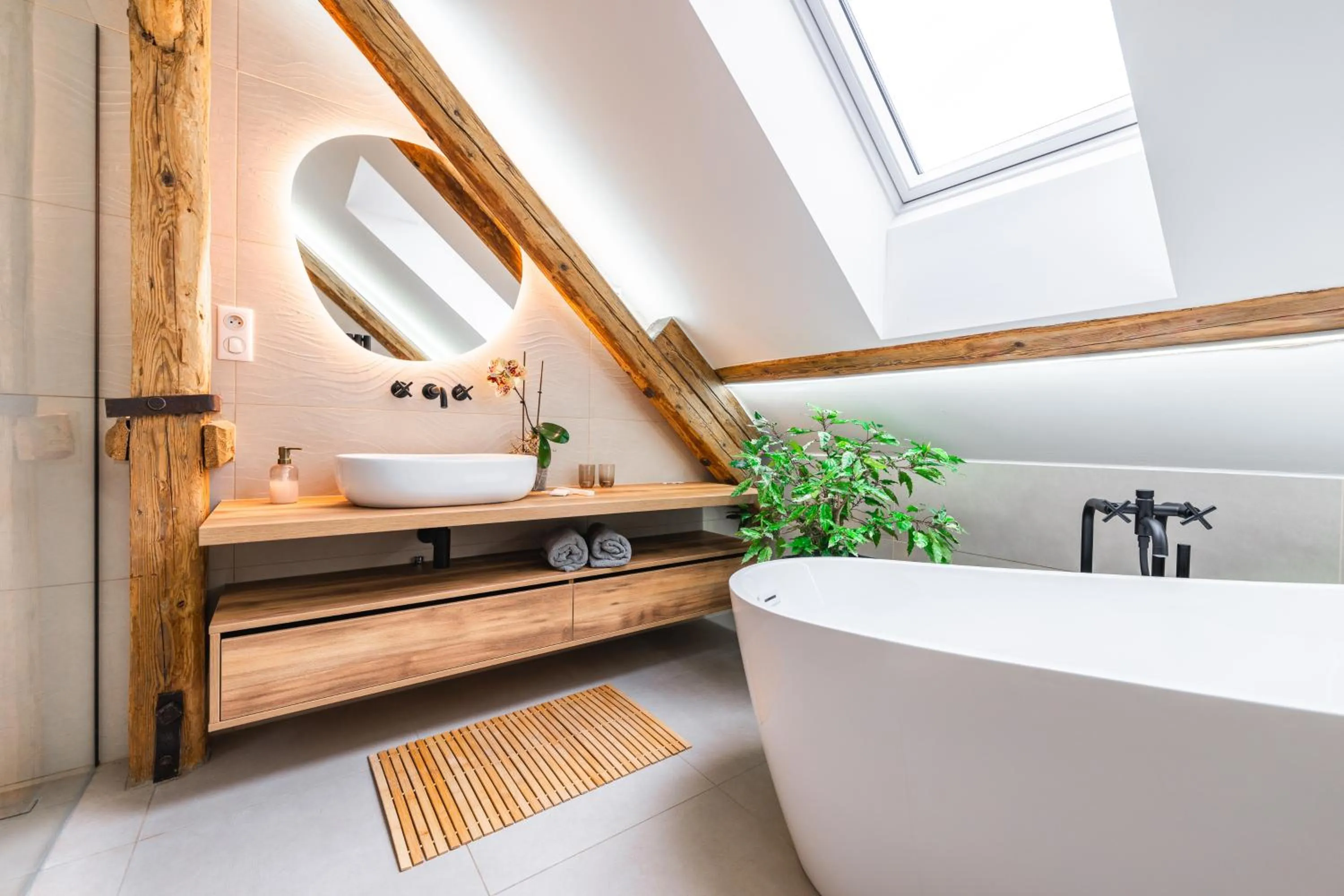 Bathroom in Apartmány Marienhof