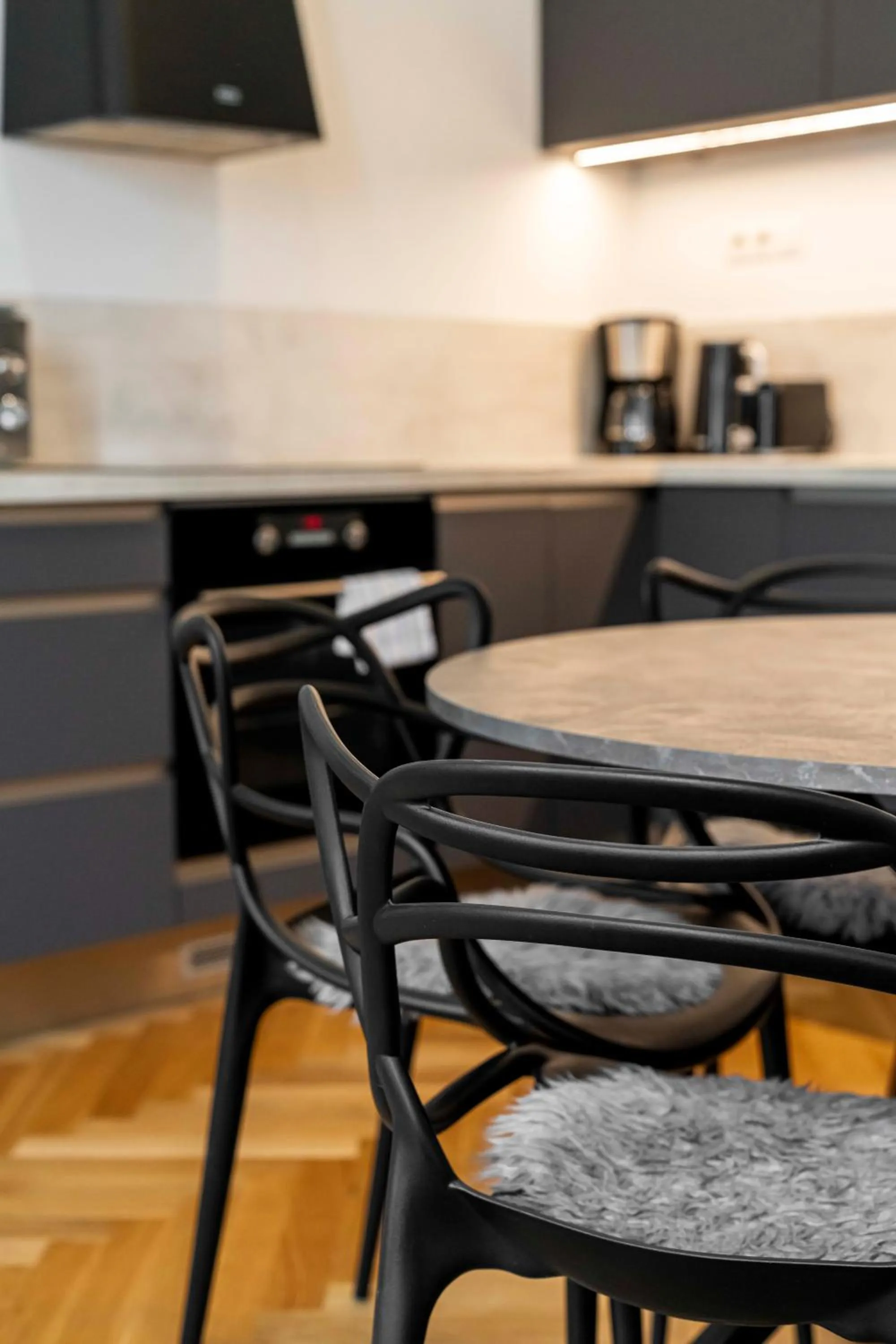 Kitchen or kitchenette in Apartmány Marienhof