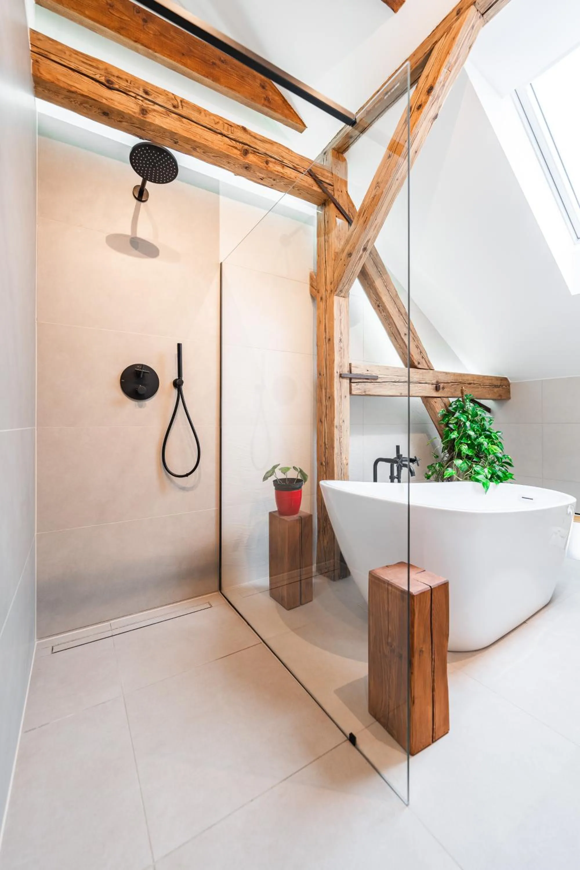 Bathroom in Apartmány Marienhof