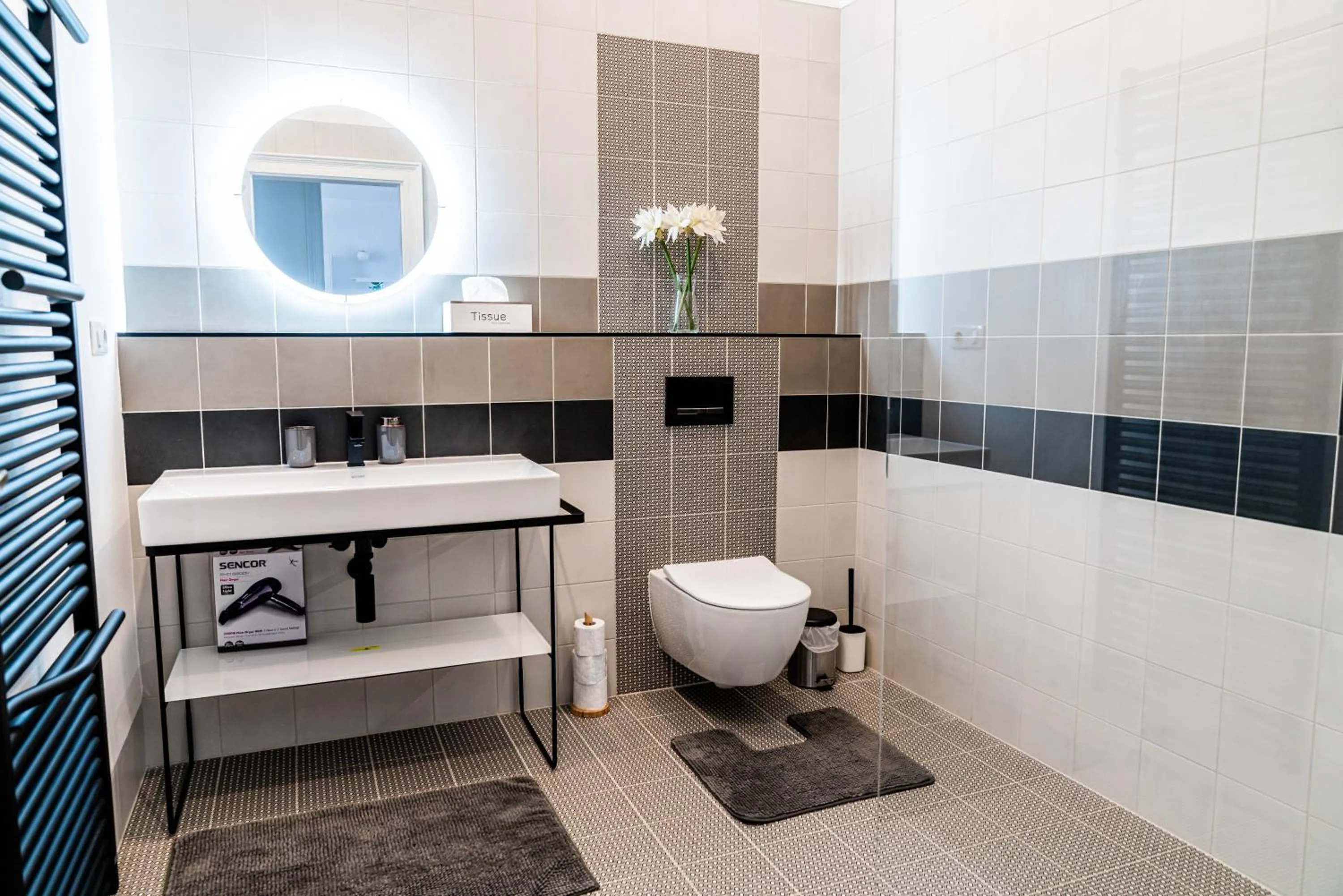 Shower in Apartmány Marienhof