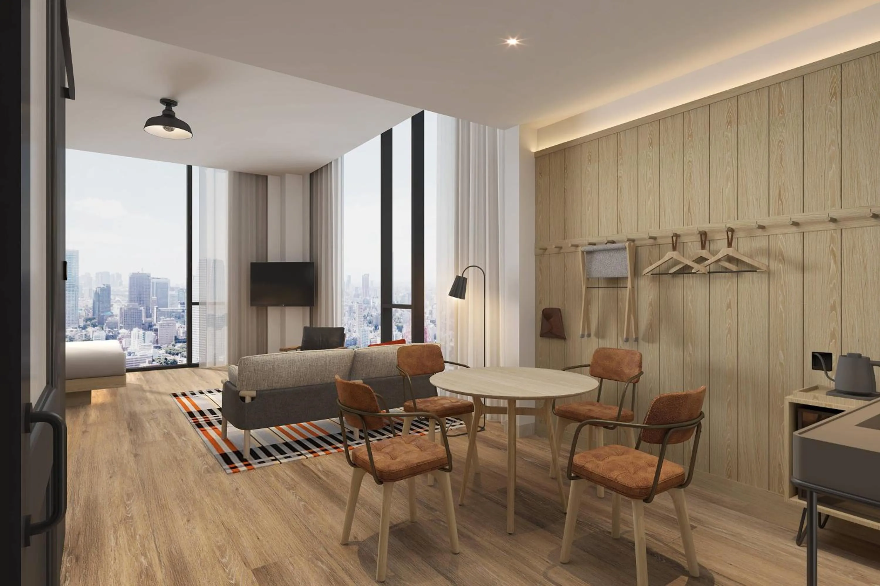 Photo of the whole room in Moxy Nanjing Jiangning