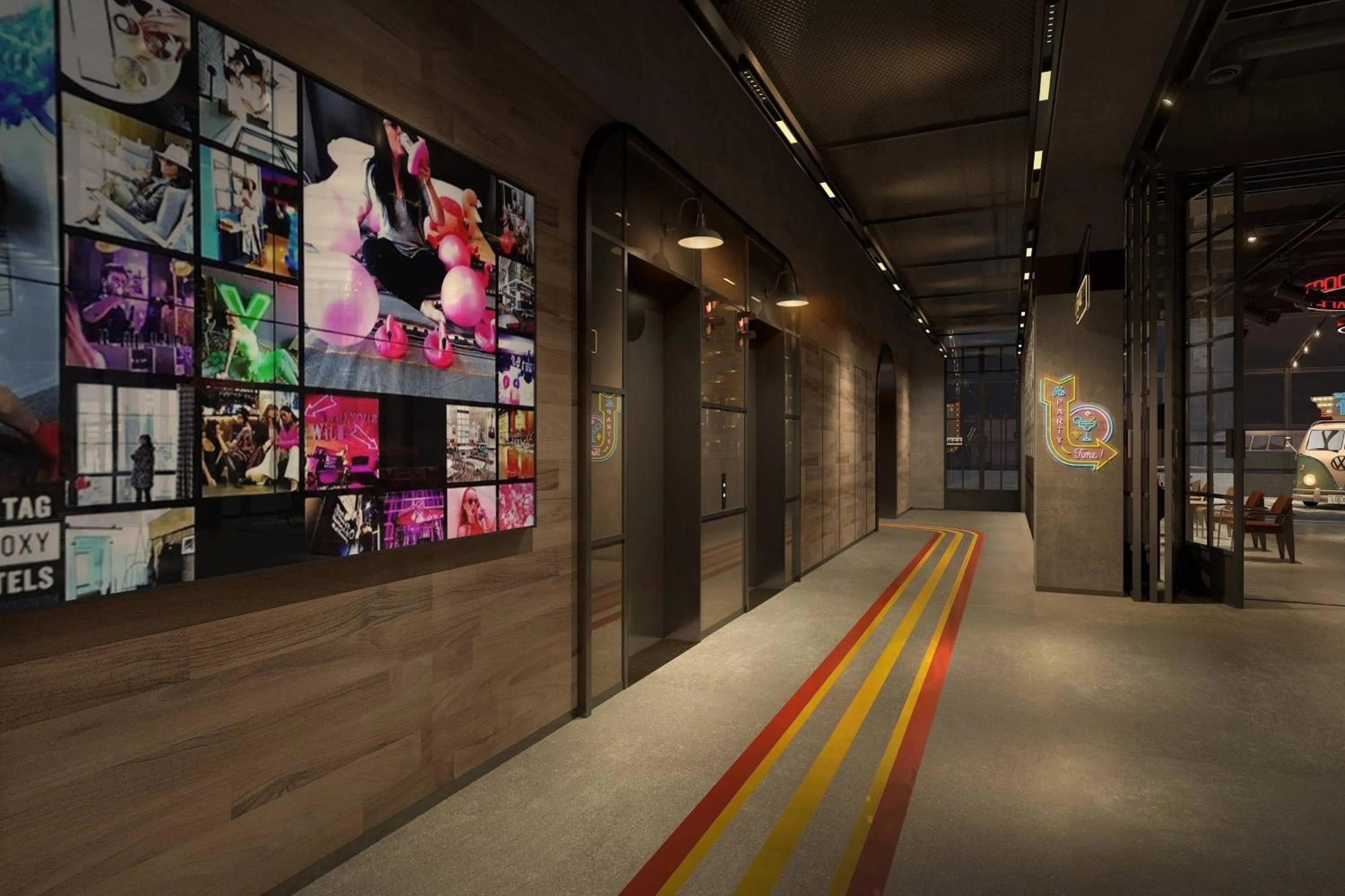 Lobby or reception in Moxy Nanjing Jiangning